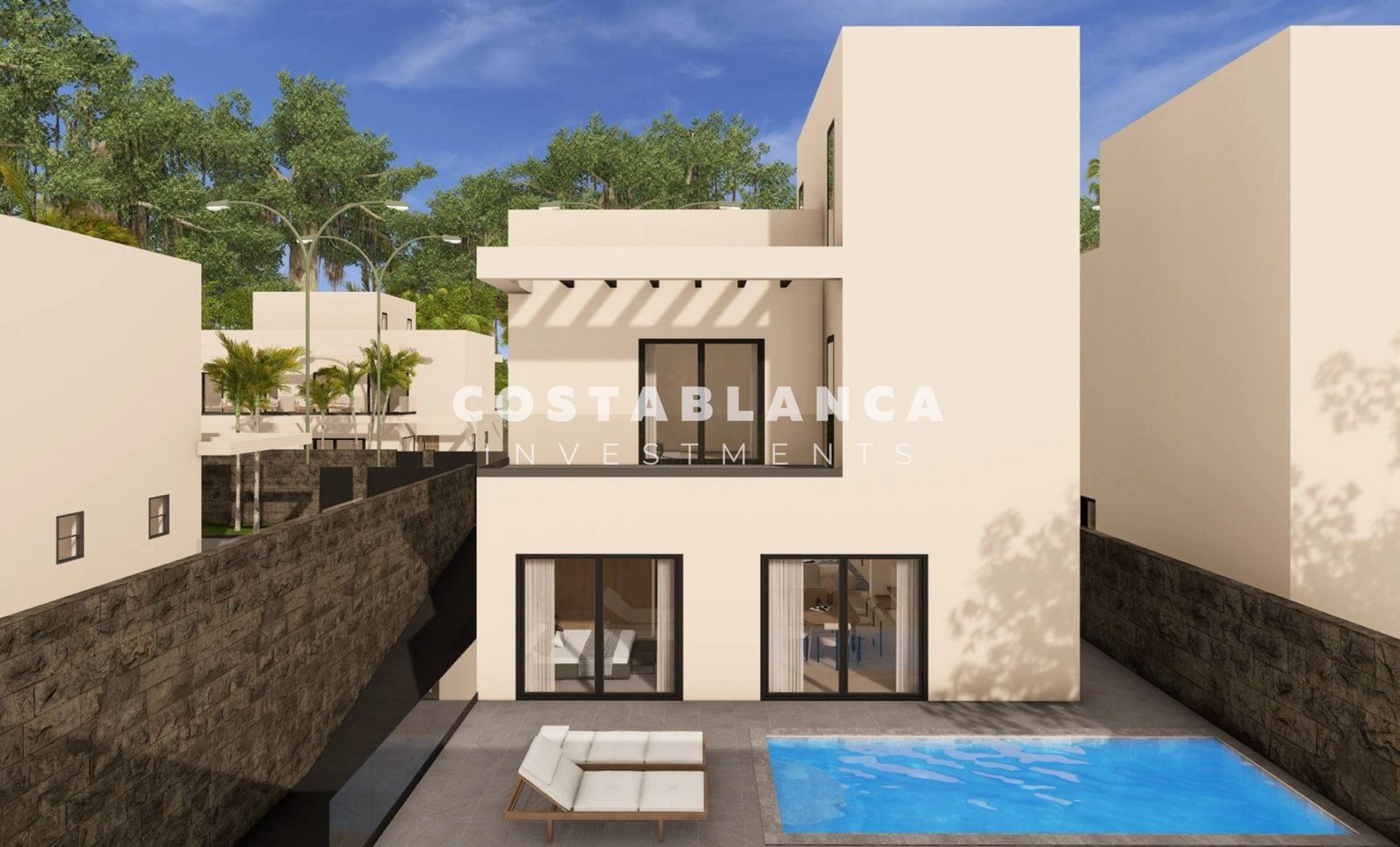 Villa de lujo moderna con piscina privada en La Marquesa en venta en Finestrat