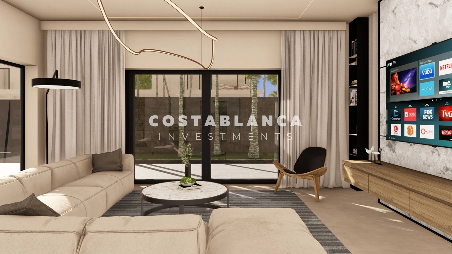 Villa de lujo moderna con piscina privada en La Marquesa en venta en Finestrat