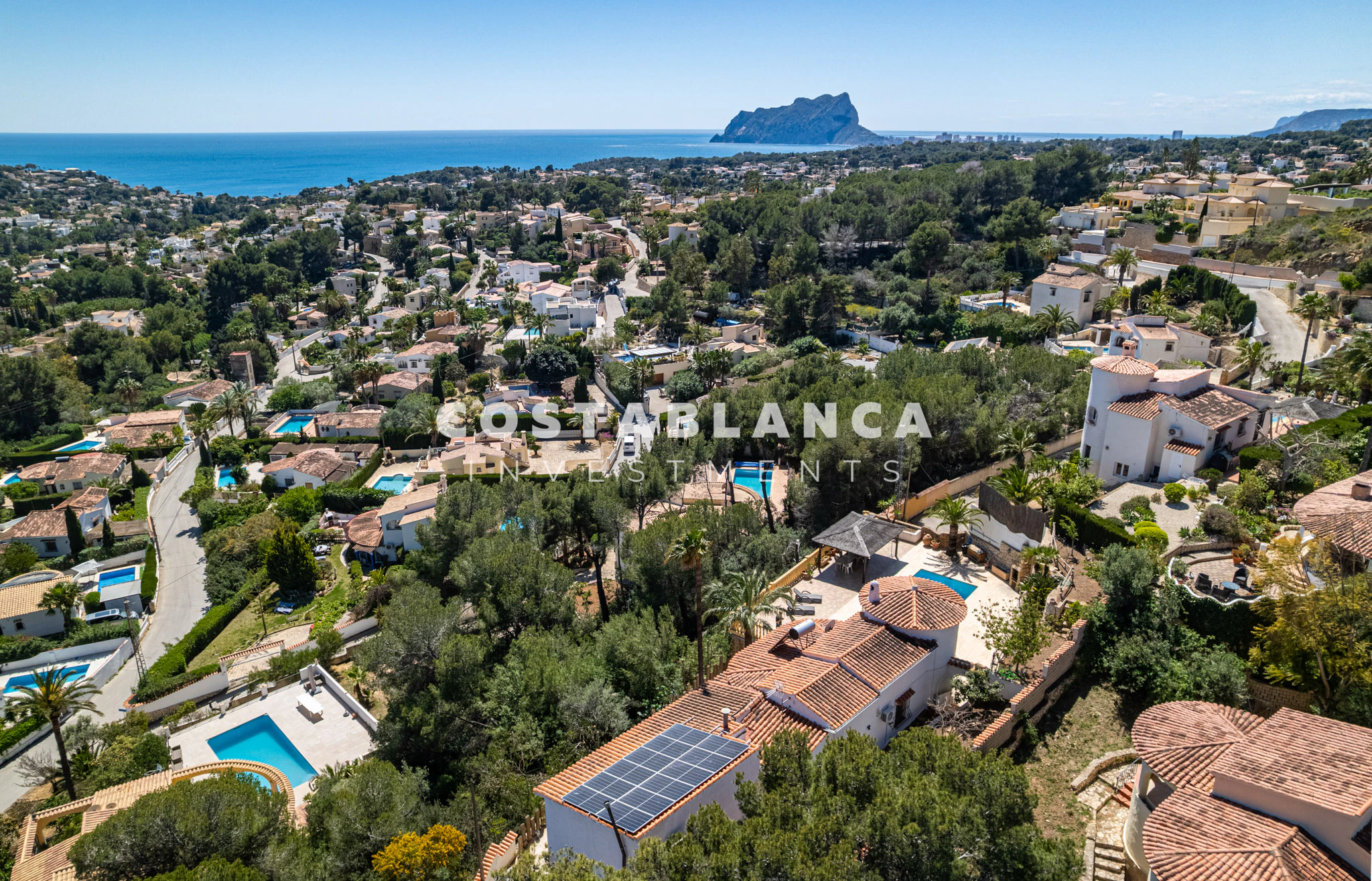 Mediterranean Home with Privacy and Views for sale in Benissa