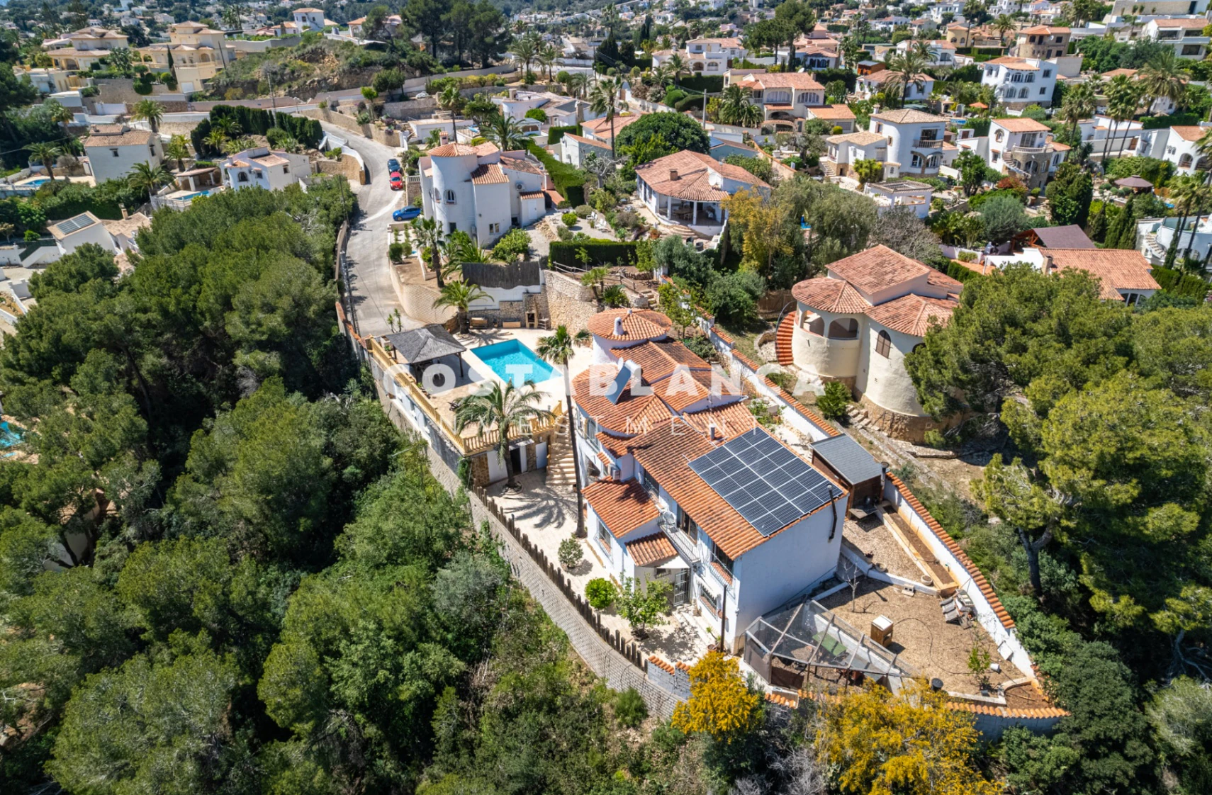 Mediterranean Home with Privacy and Views for sale in Benissa