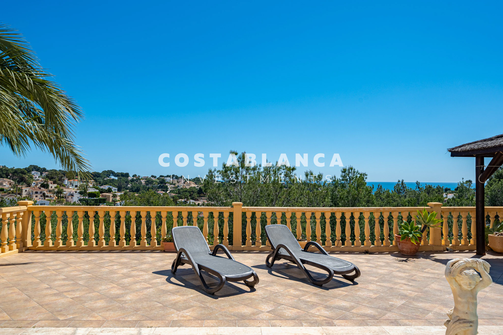 Mediterranean Home with Privacy and Views for sale in Benissa