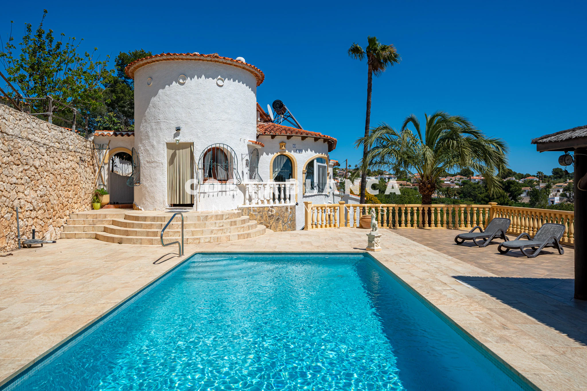 Mediterranean Home with Privacy and Views for sale in Benissa