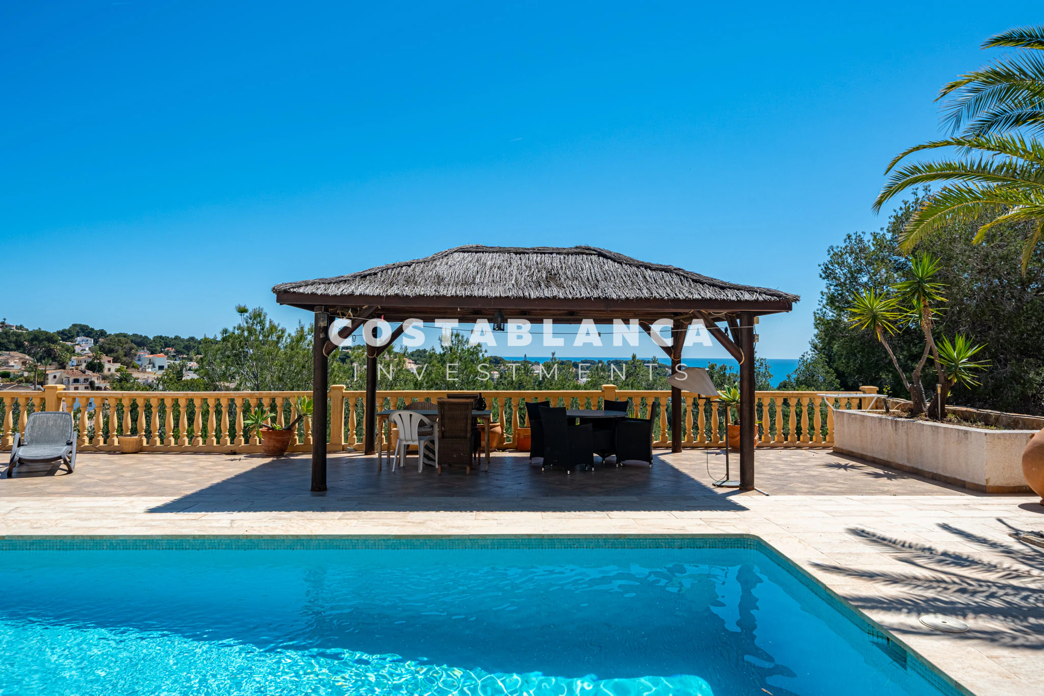 Mediterranean Home with Privacy and Views for sale in Benissa