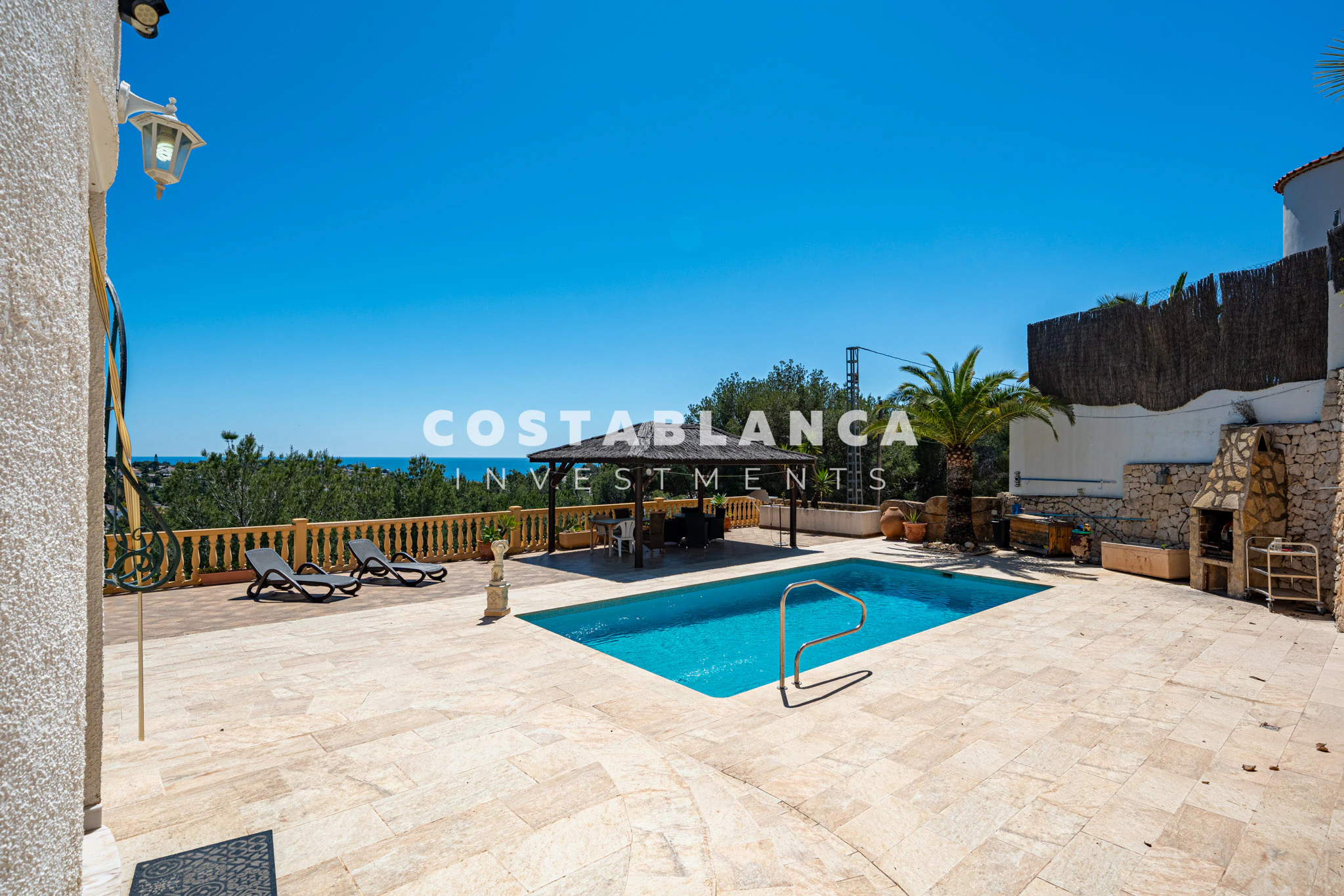 Mediterranean Home with Privacy and Views for sale in Benissa