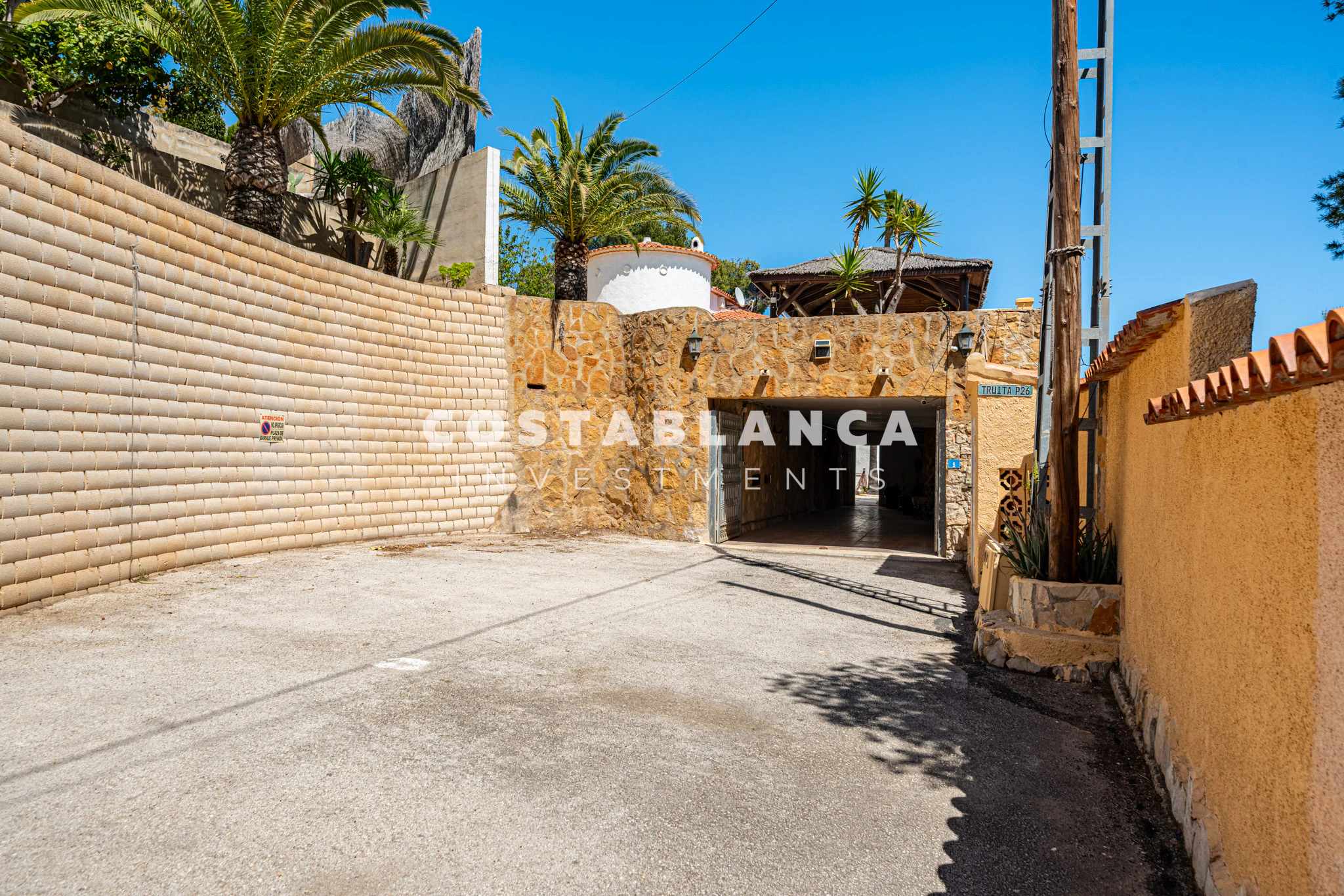 Mediterranean Home with Privacy and Views for sale in Benissa