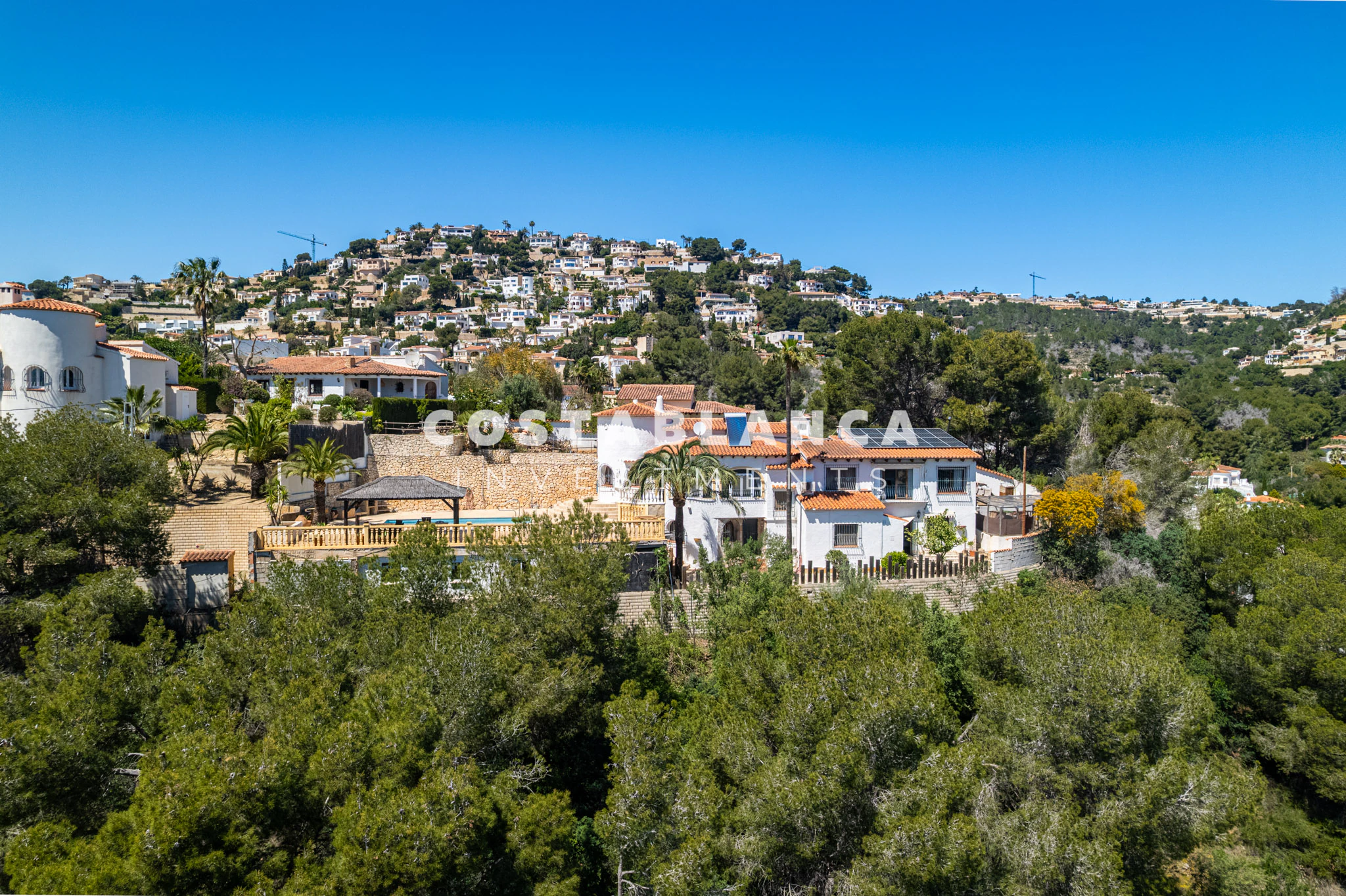 Mediterranean Home with Privacy and Views for sale in Benissa