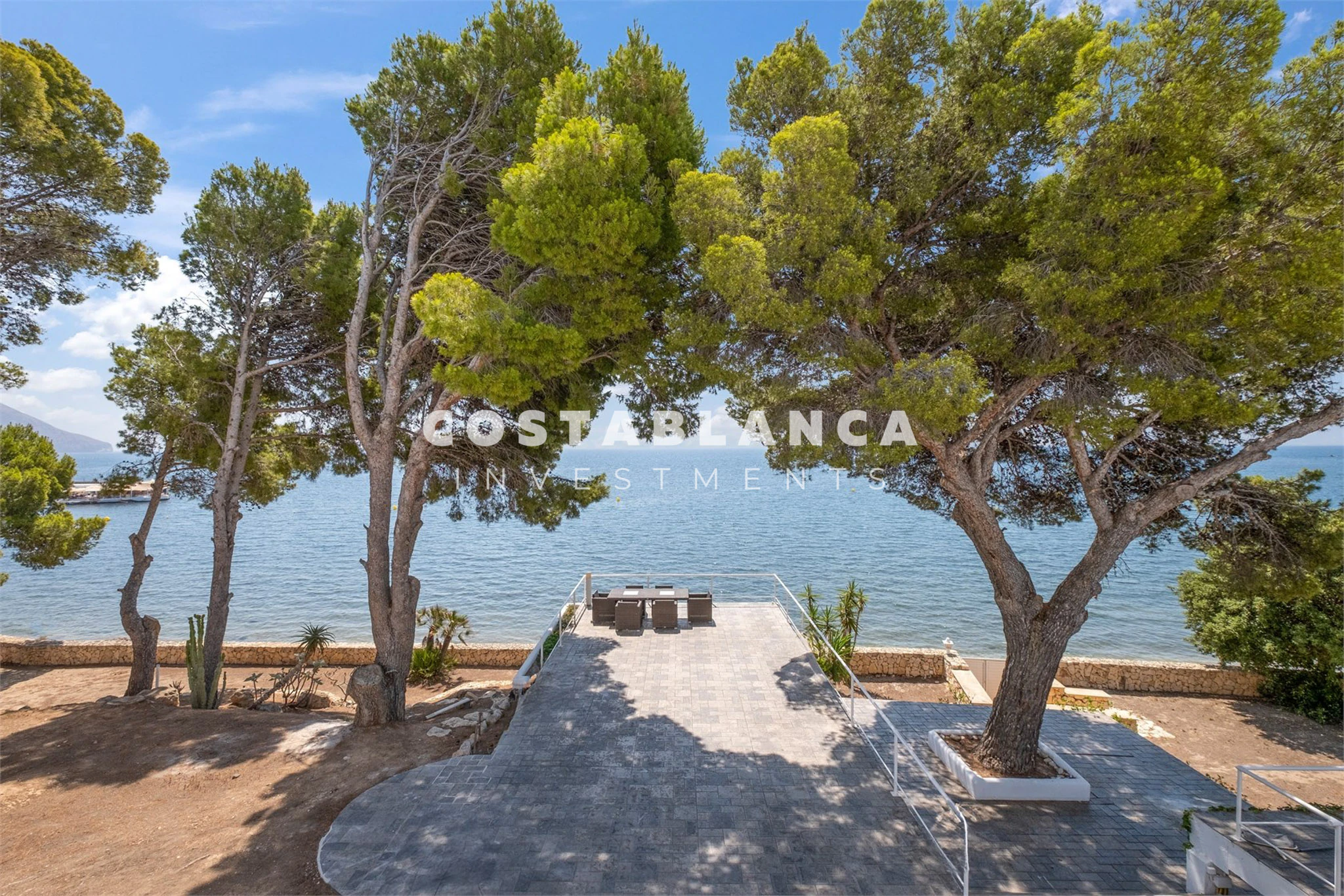 Absolute Frontline Villa with Private Beach Access for Sale in Altea