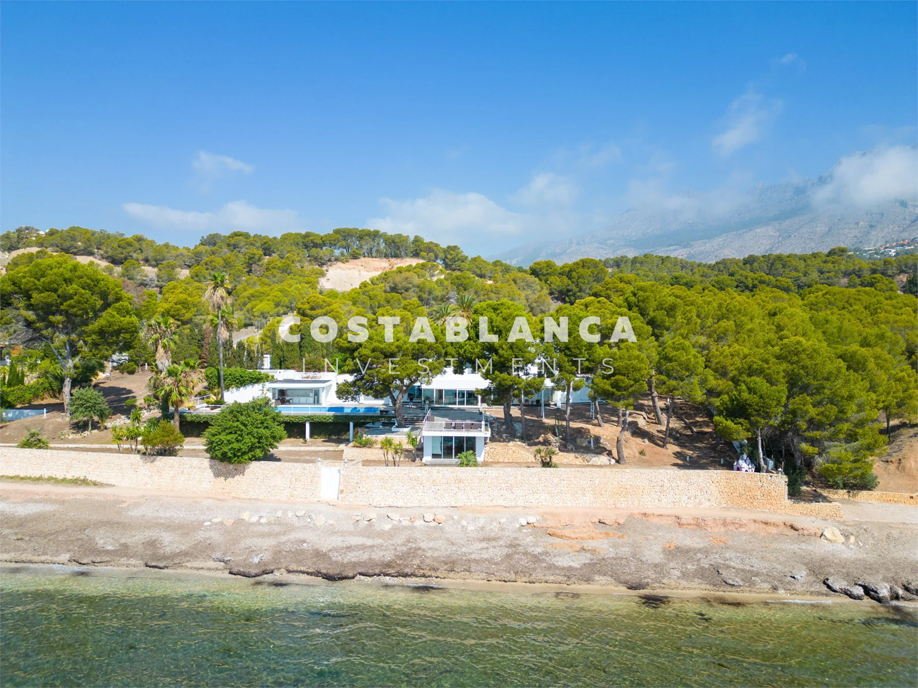 Absolute Frontline Villa with Private Beach Access for Sale in Altea