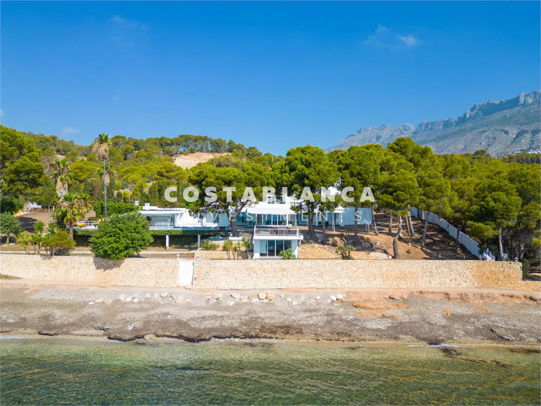 Absolute Frontline Villa with Private Beach Access for Sale in Altea
