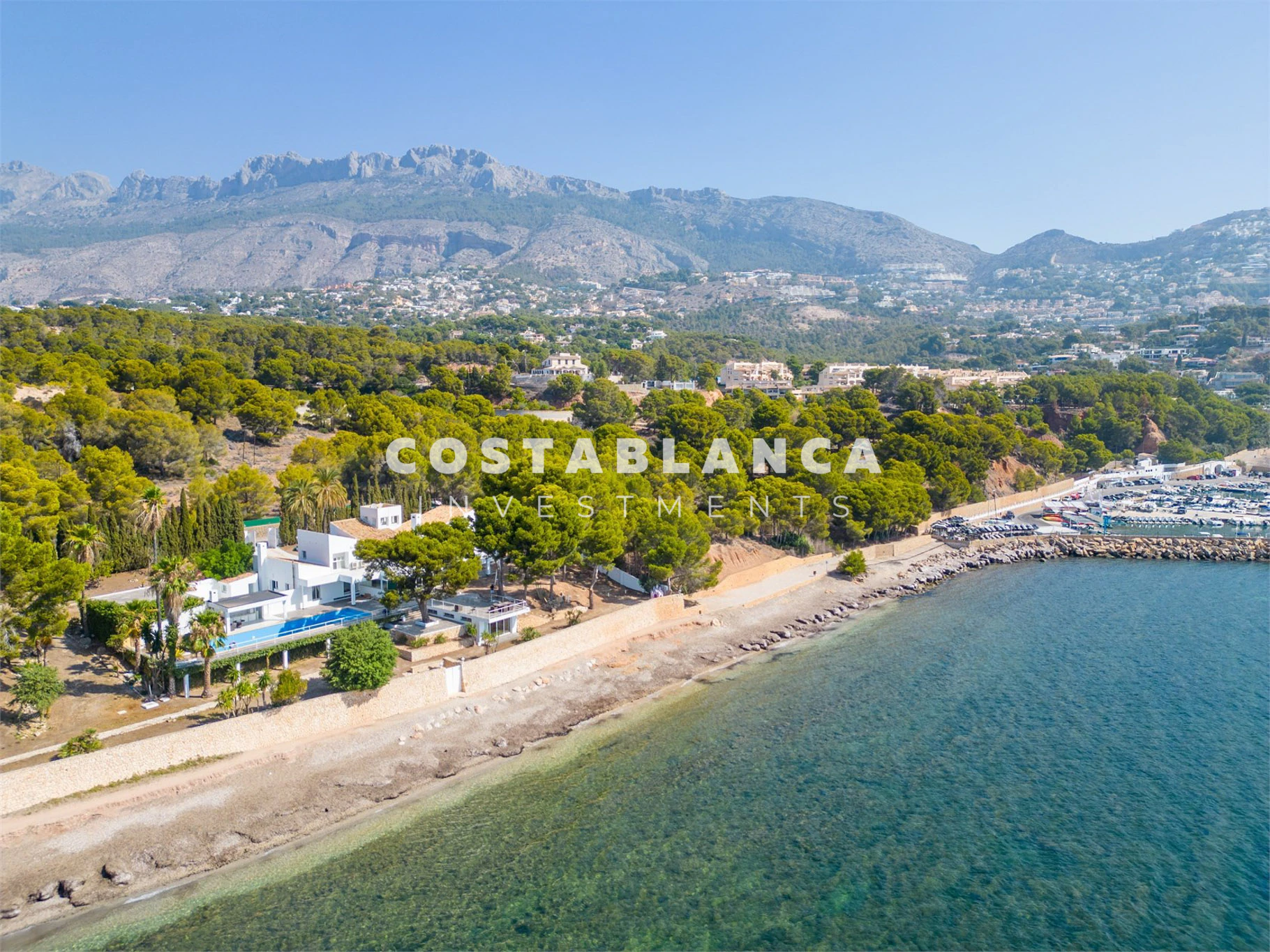 Absolute Frontline Villa with Private Beach Access for Sale in Altea
