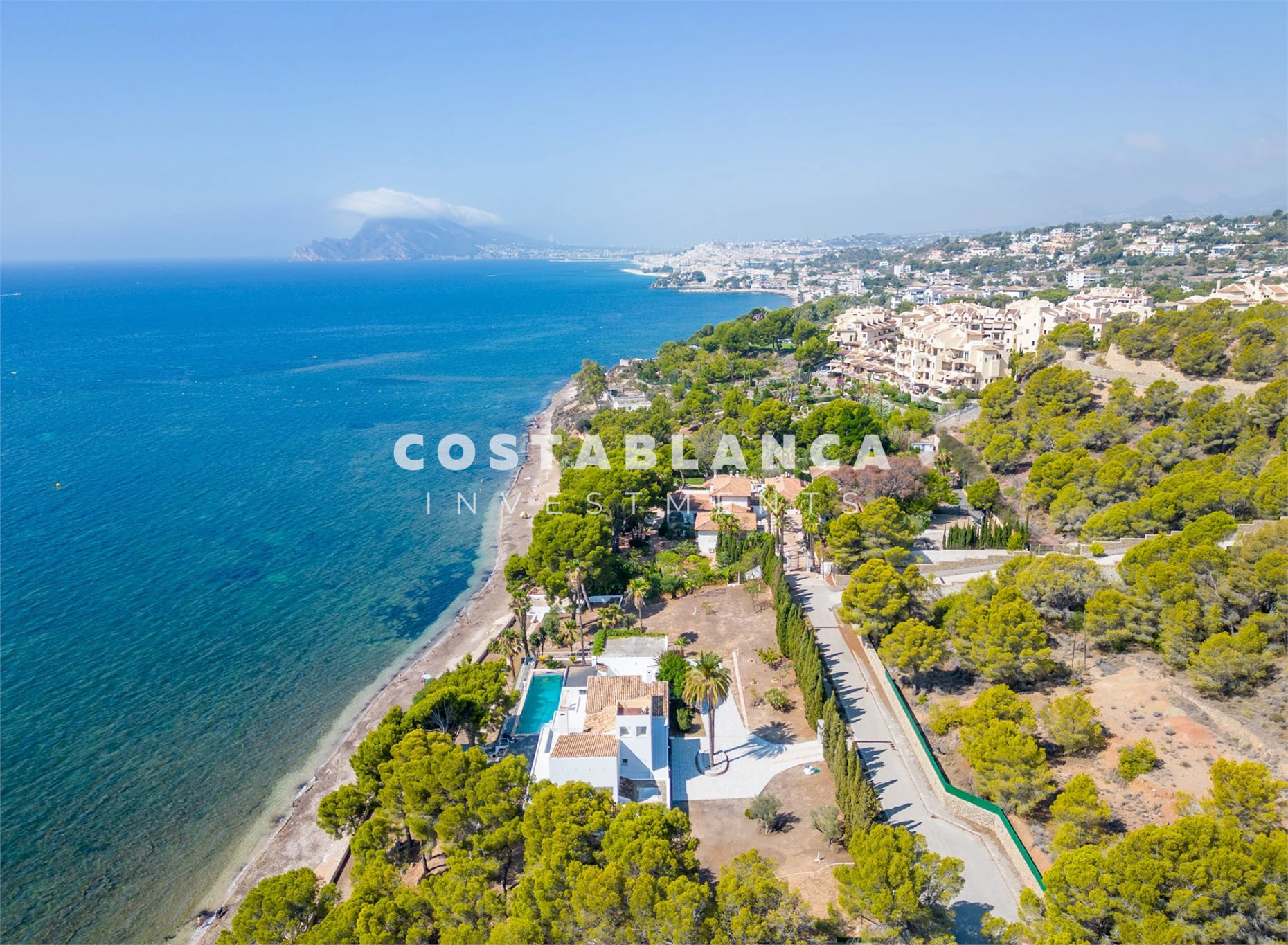Absolute Frontline Villa with Private Beach Access for Sale in Altea