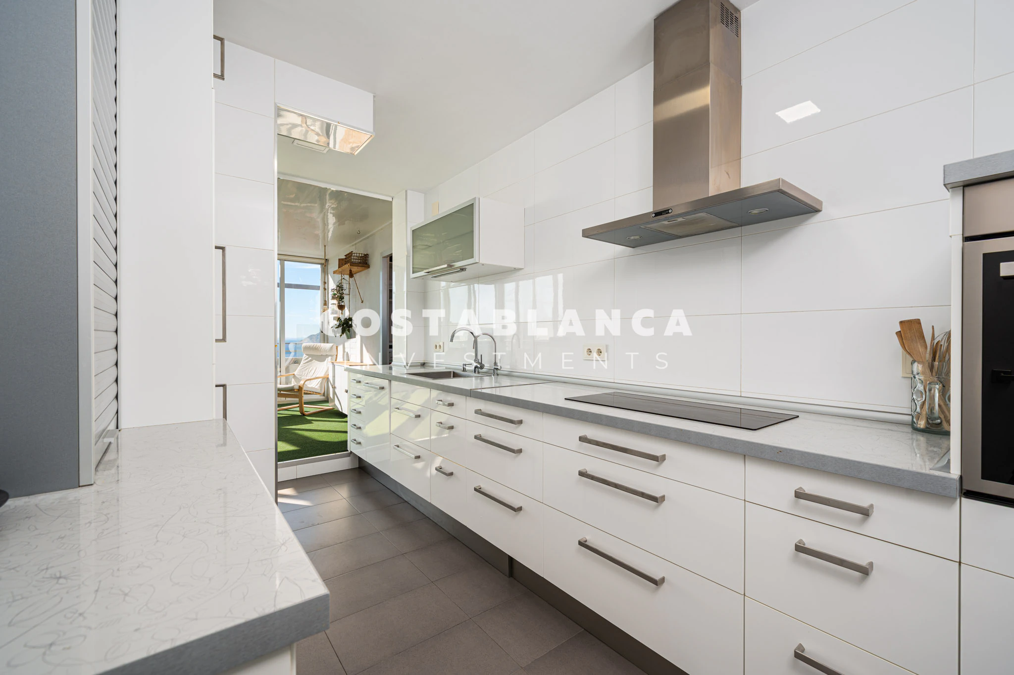Ático de lujo cerca de las playas de Levante y Poniente en Benidorm con vistas panorámicas