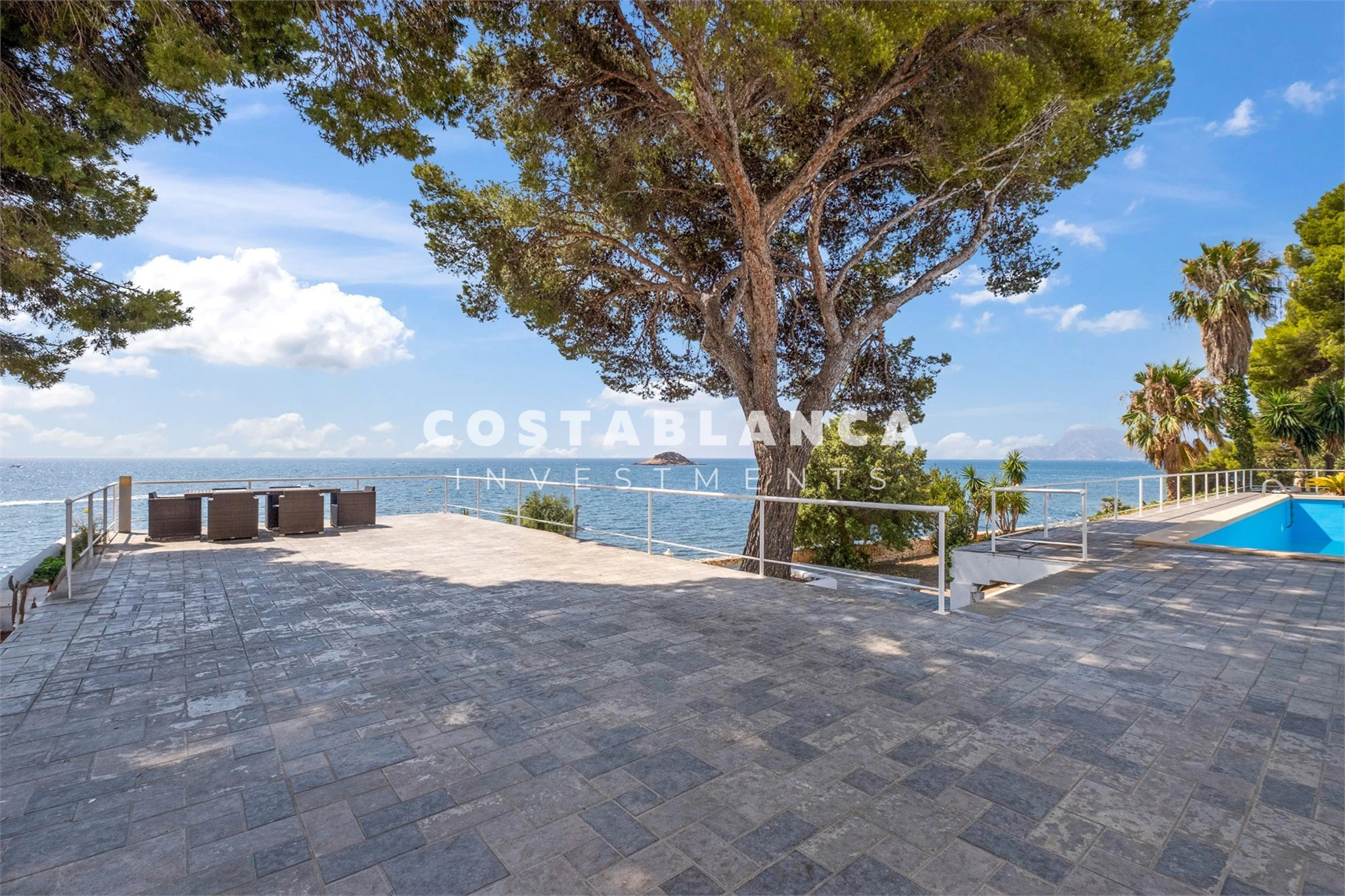 Absolute Frontline Villa with Private Beach Access for Sale in Altea