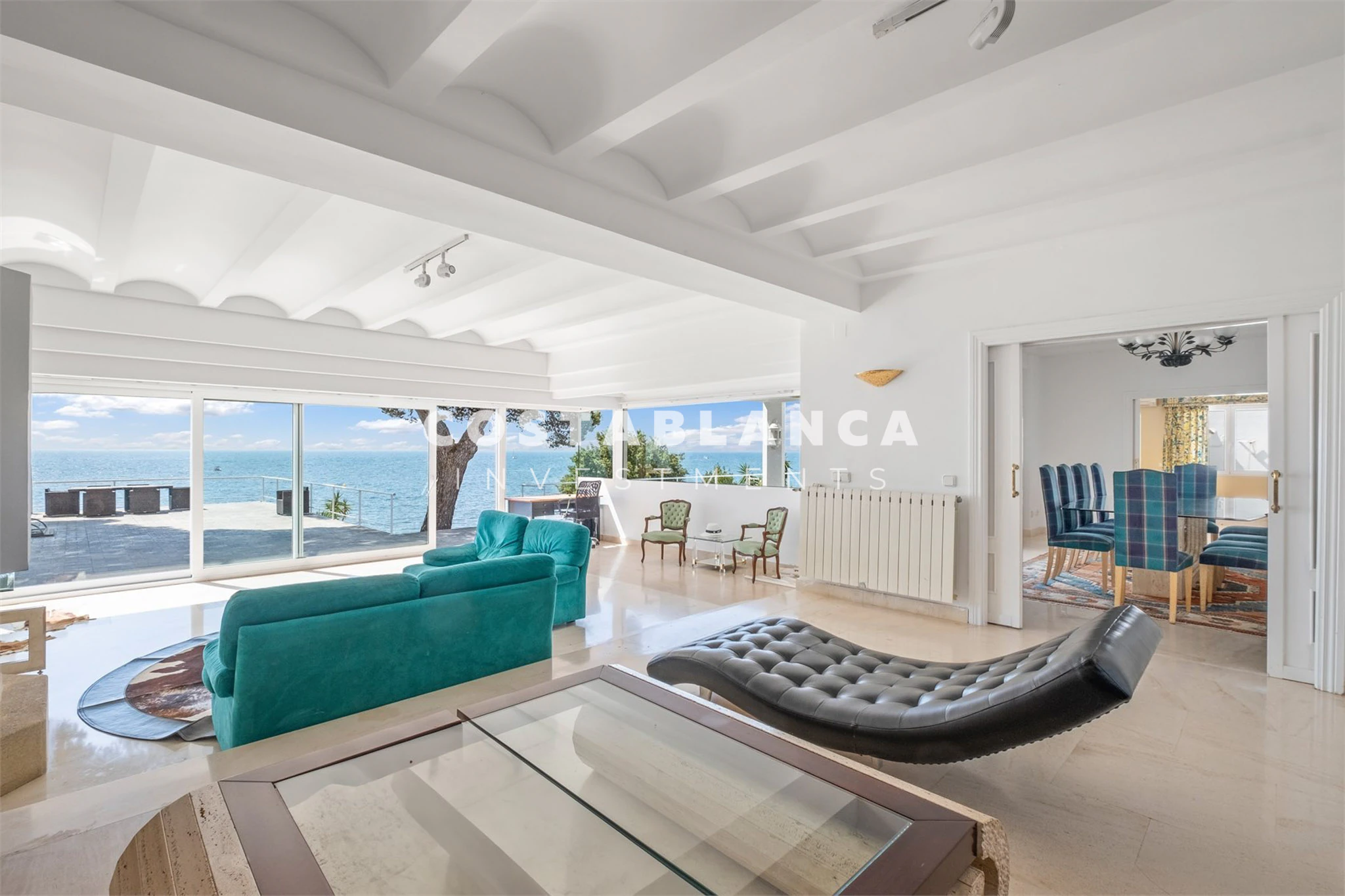 Absolute Frontline Villa with Private Beach Access for Sale in Altea