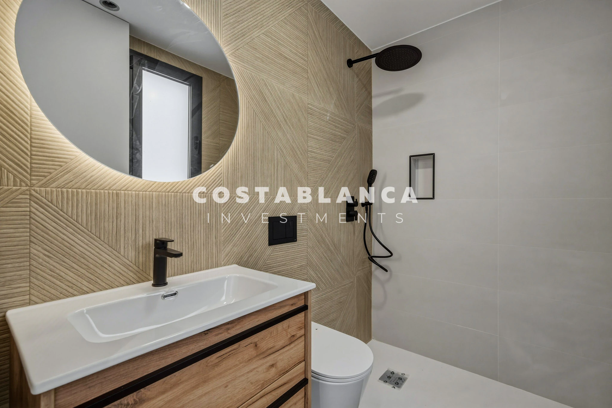 Vie contemporaine méditerranéenne avec vue sur la mer à vendre à Finestrat
