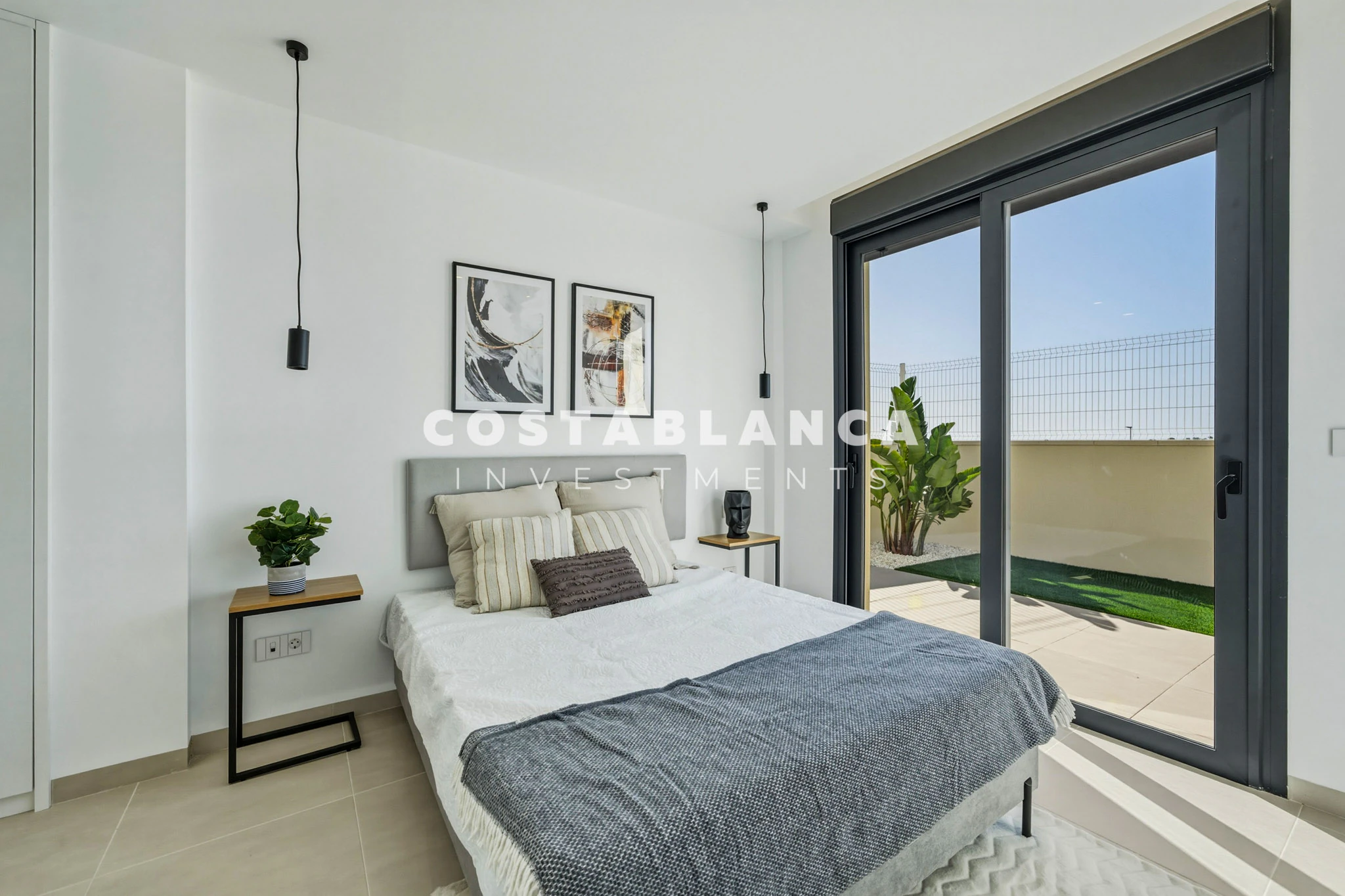 Vie contemporaine méditerranéenne avec vue sur la mer à vendre à Finestrat