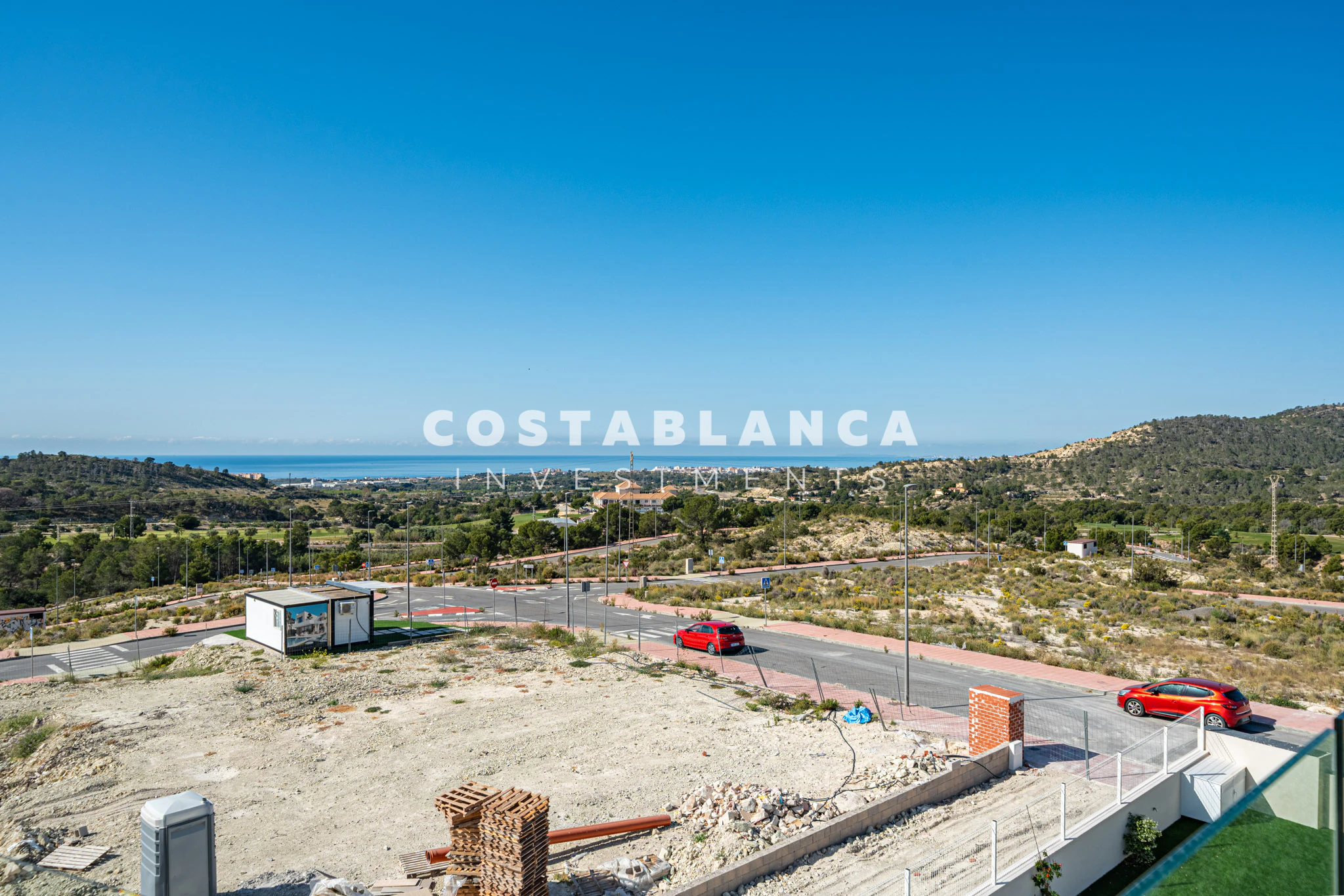 Vie contemporaine méditerranéenne avec vue sur la mer à vendre à Finestrat