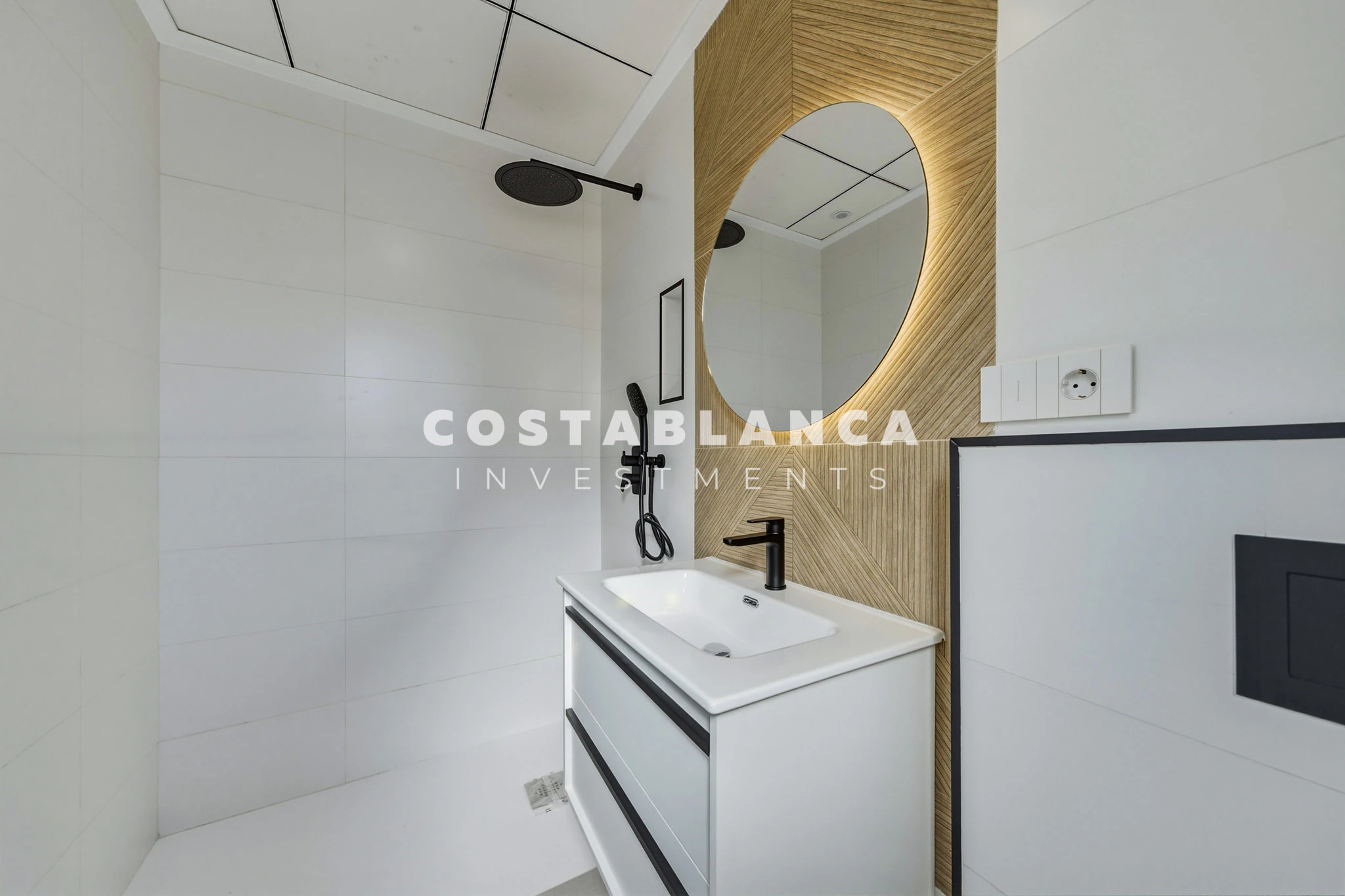 Vie contemporaine méditerranéenne avec vue sur la mer à vendre à Finestrat