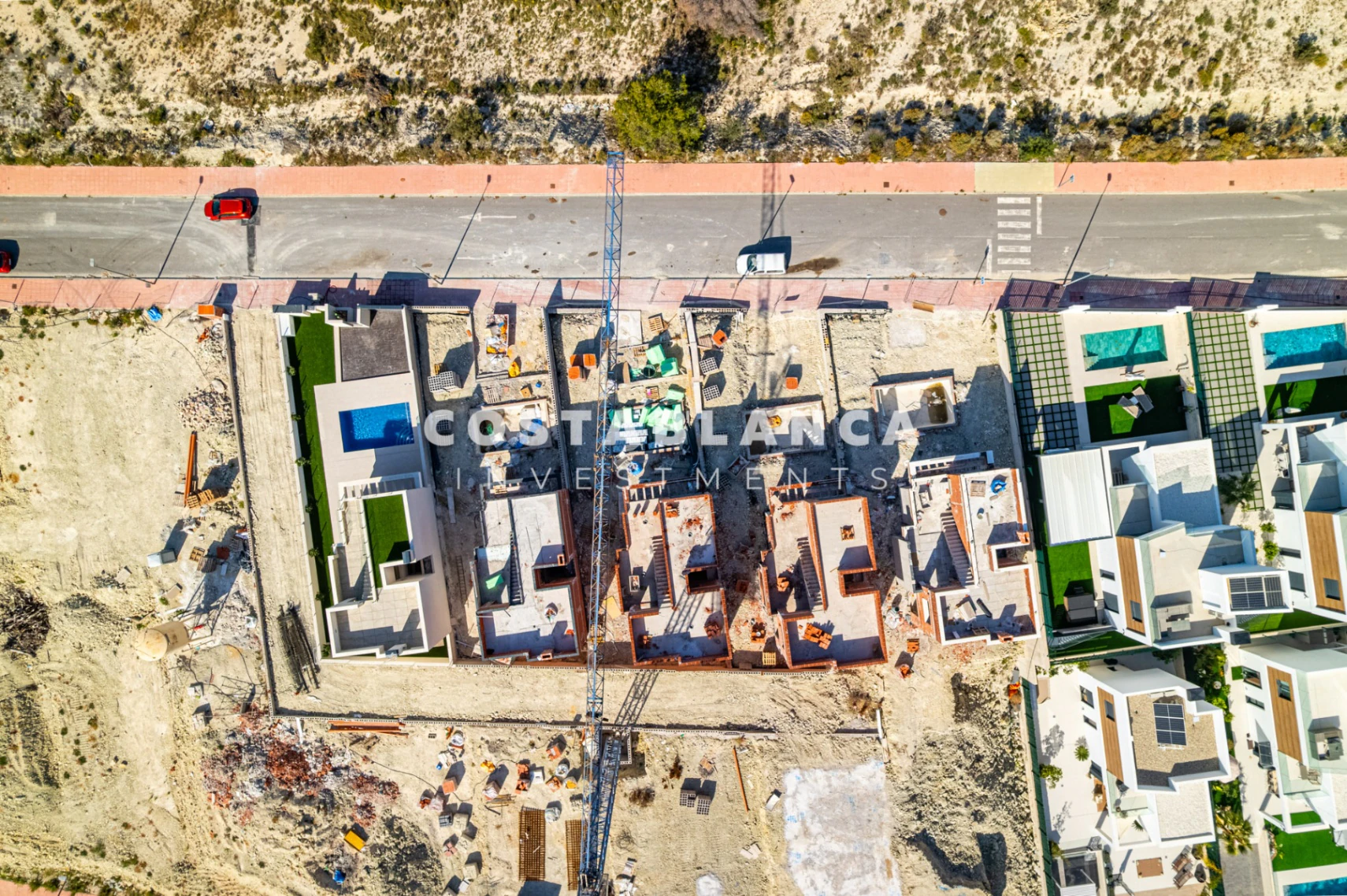 Vie contemporaine méditerranéenne avec vue sur la mer à vendre à Finestrat