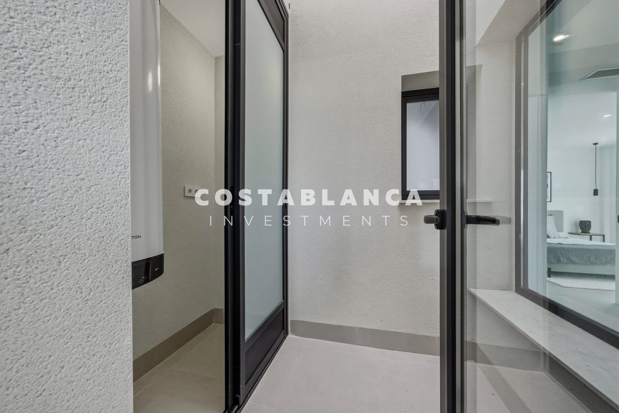 Vie contemporaine méditerranéenne avec vue sur la mer à vendre à Finestrat
