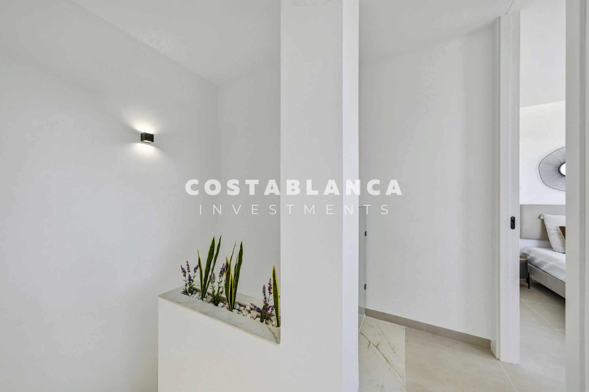 Vie contemporaine méditerranéenne avec vue sur la mer à vendre à Finestrat