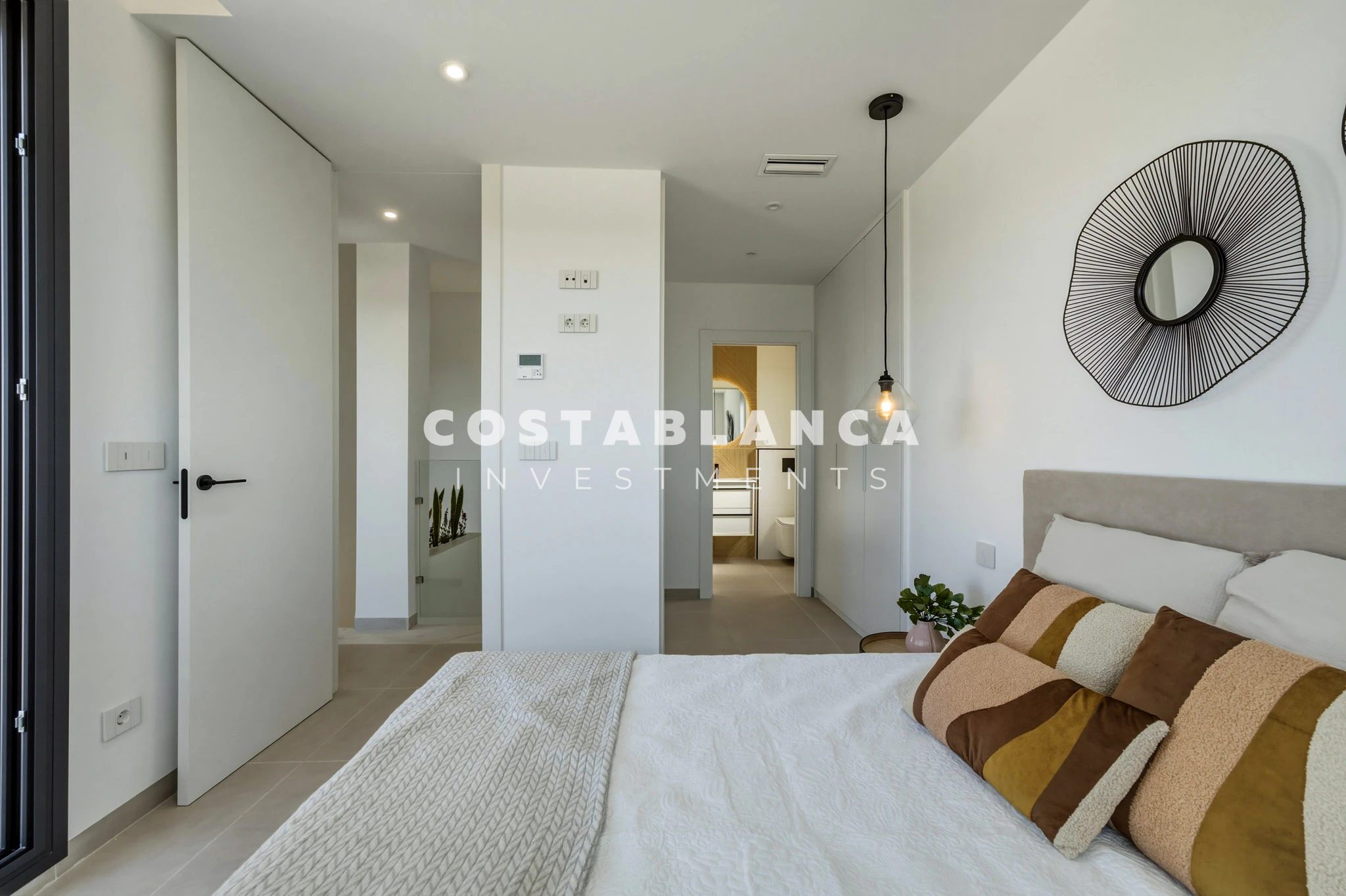 Vie contemporaine méditerranéenne avec vue sur la mer à vendre à Finestrat