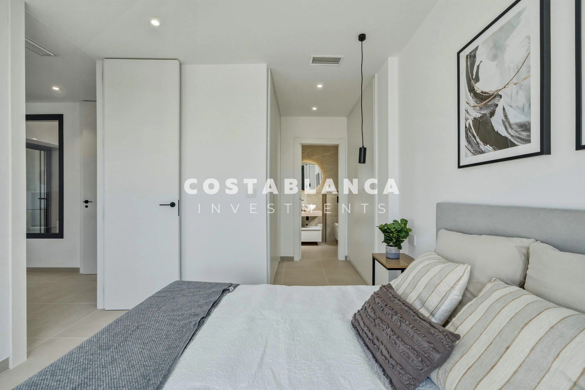 Vie contemporaine méditerranéenne avec vue sur la mer à vendre à Finestrat