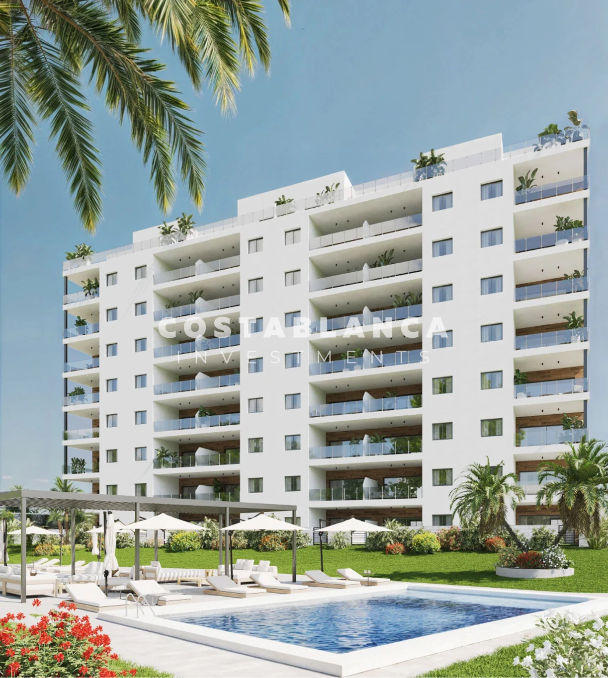 Nuevos apartamentos en construcción con vistas al mar en venta en Finestrat - Villajoyosa