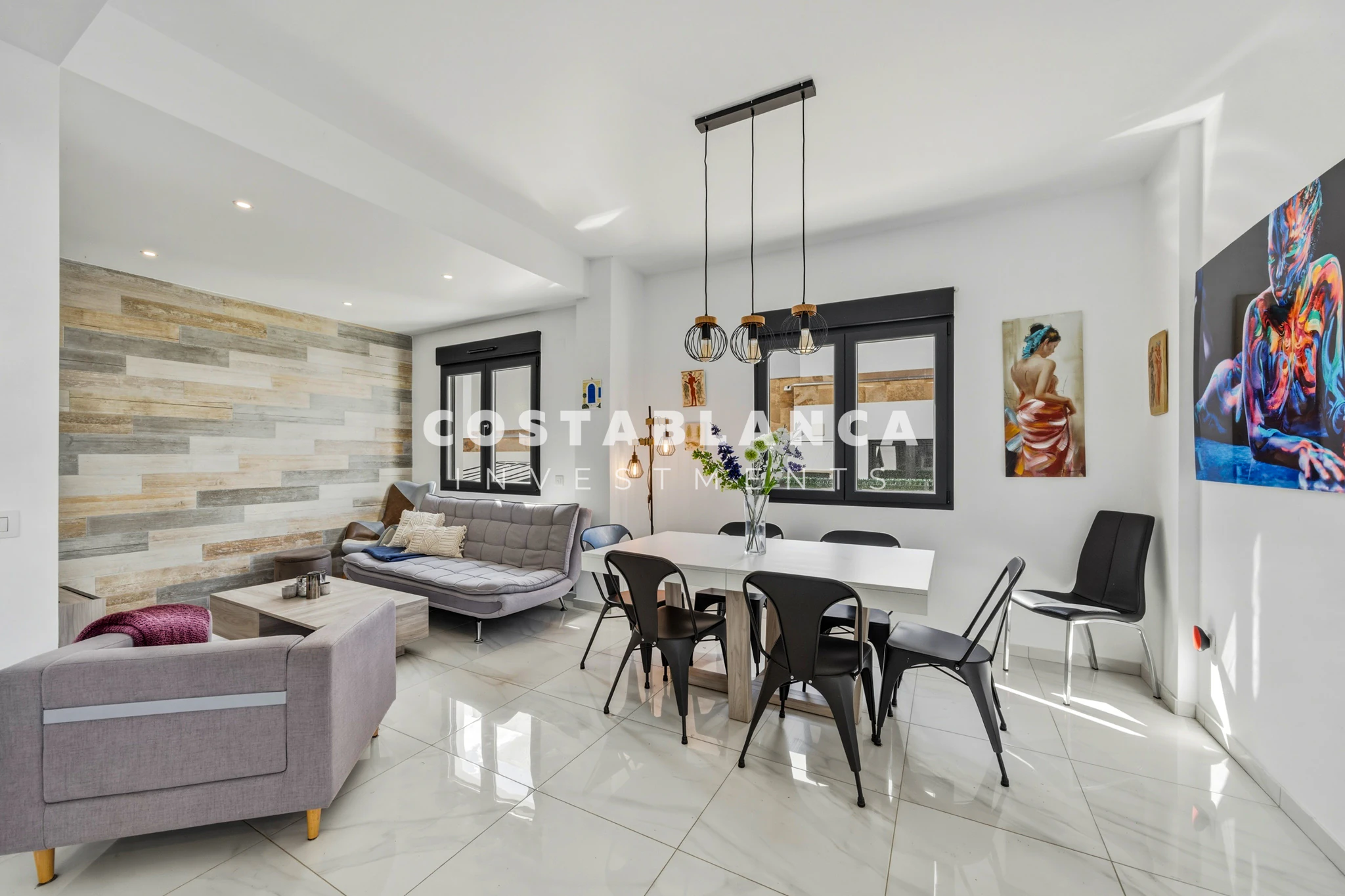 Modern Semi-Detached Villa with Communal Pool for sale in Polop