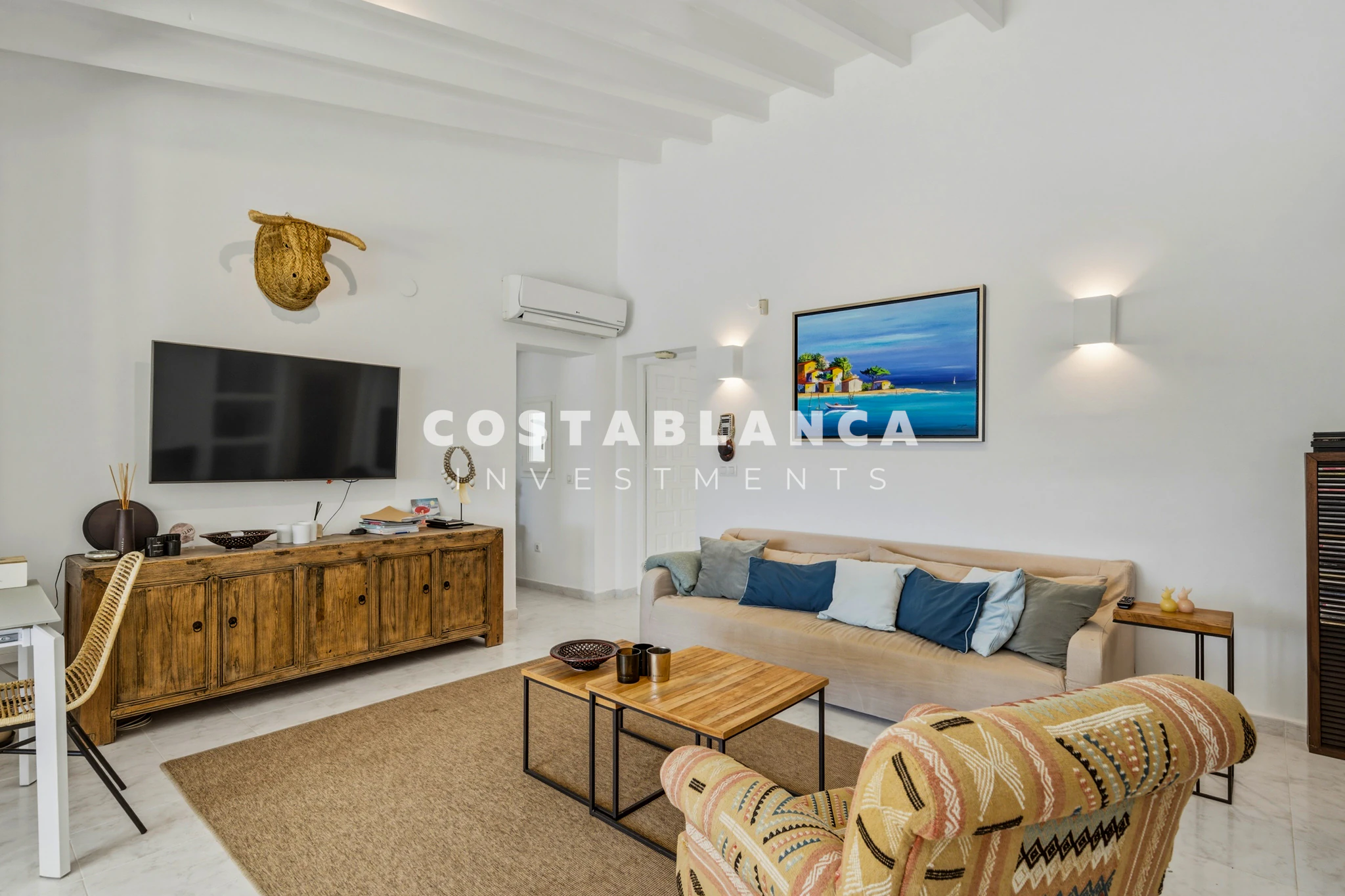Modern Moraira Villa with Open Sea Views and Double Plot