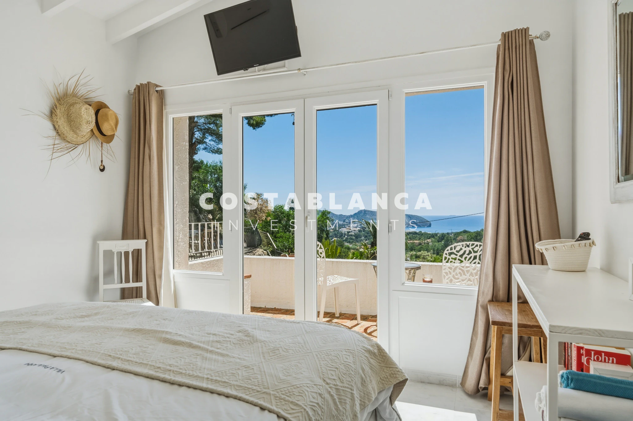 Modern Moraira Villa with Open Sea Views and Double Plot