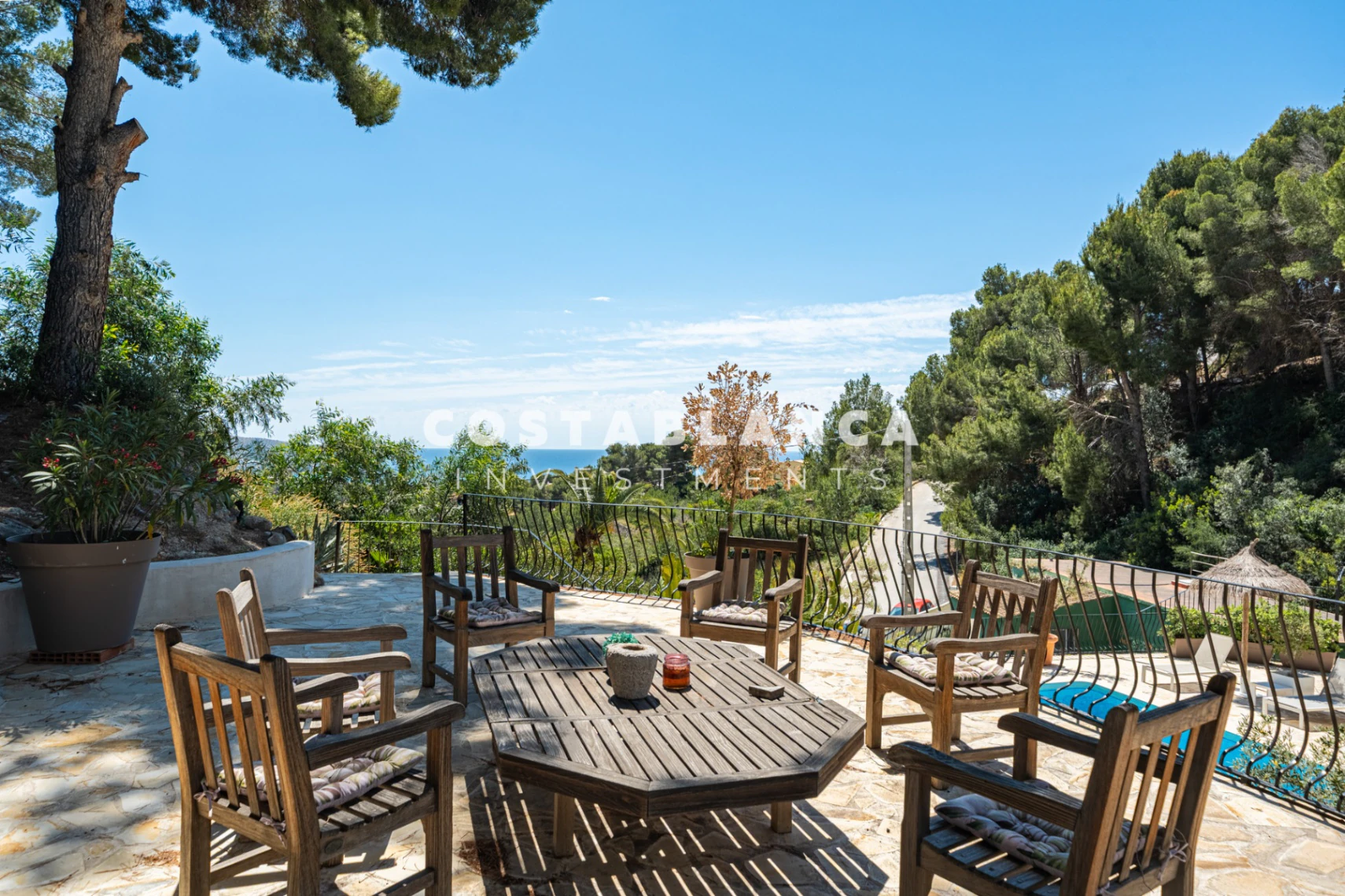 Modern Moraira Villa with Open Sea Views and Double Plot