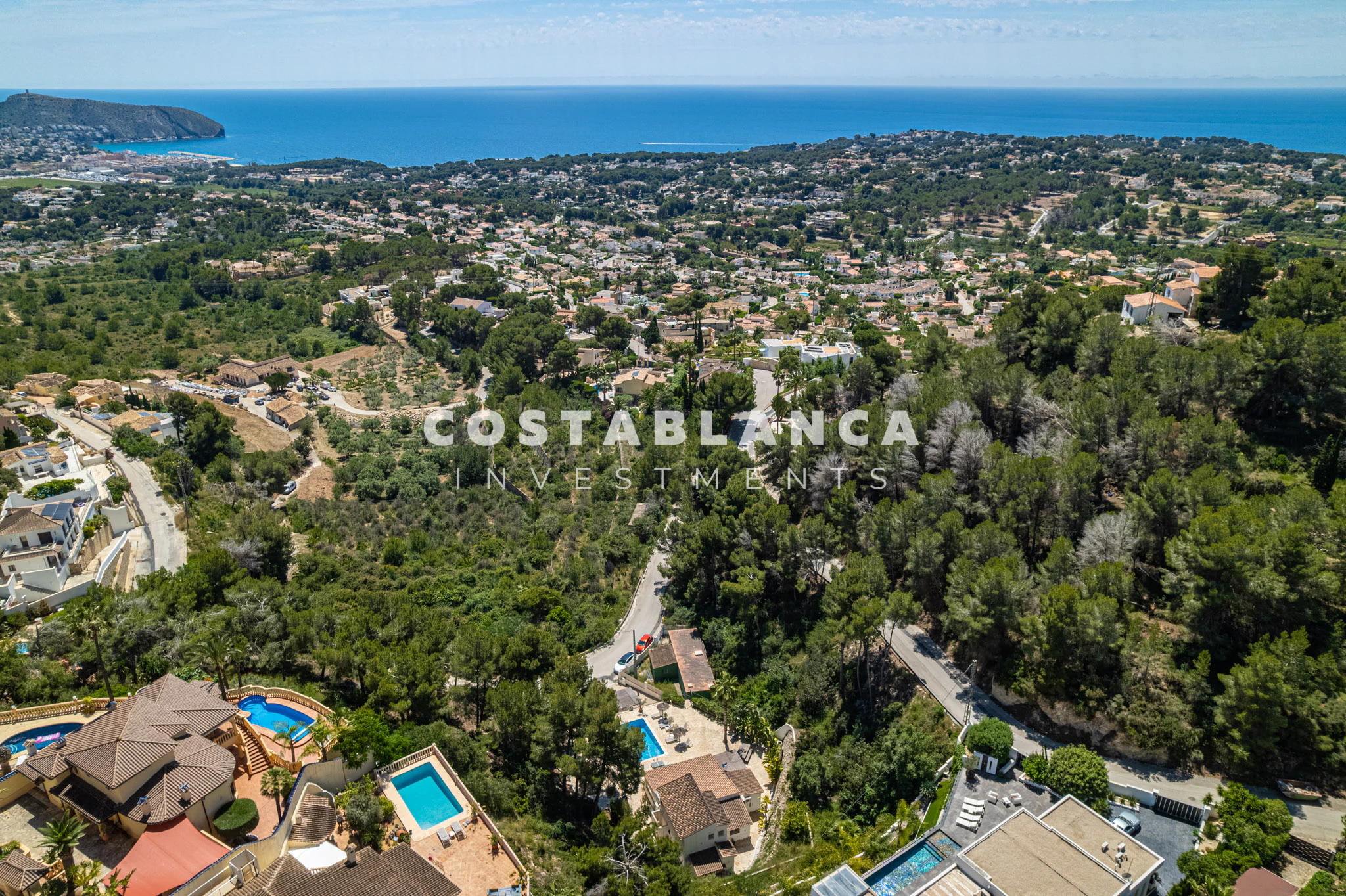 Modern Moraira Villa with Open Sea Views and Double Plot