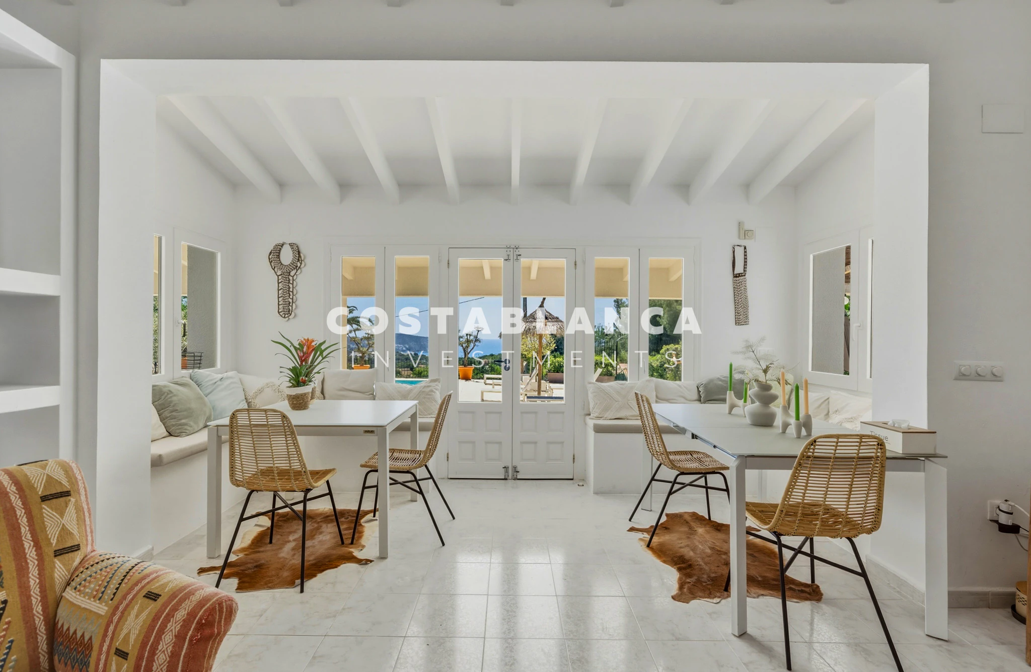 Modern Moraira Villa with Open Sea Views and Double Plot