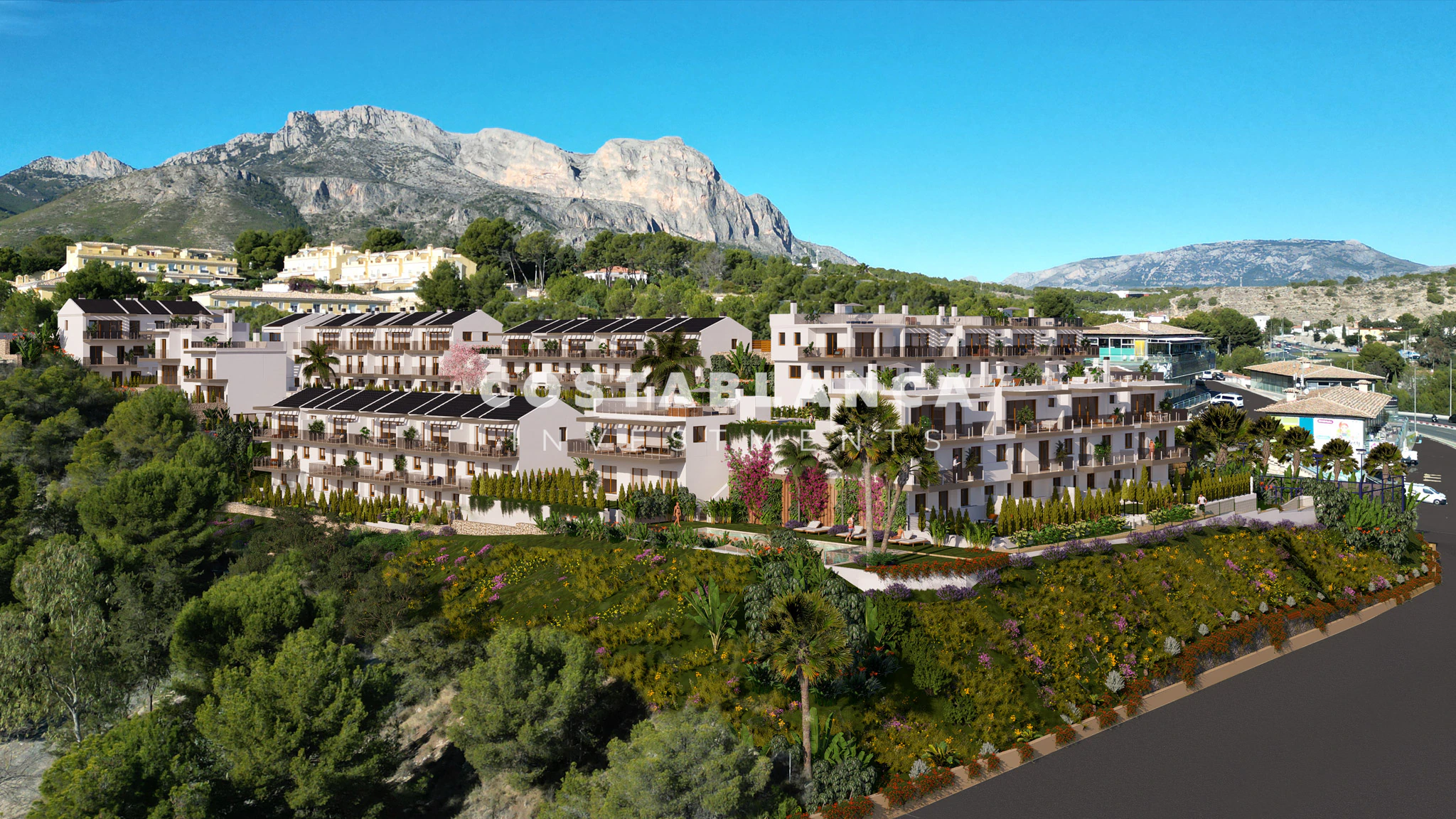 New build villas for sale in La Nucia