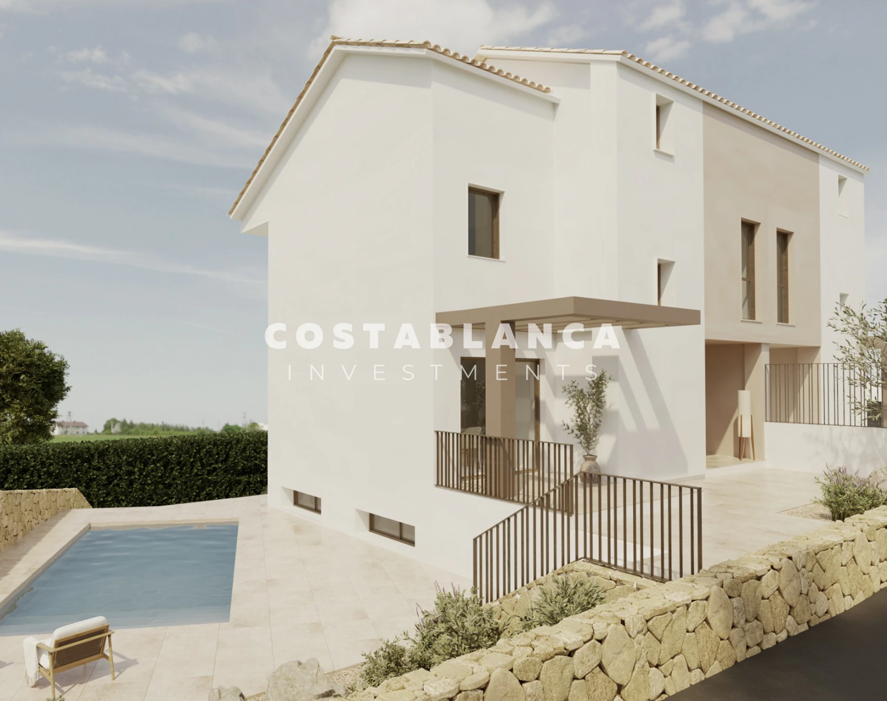 Modern Mediterranean villa for sale in La Nucia