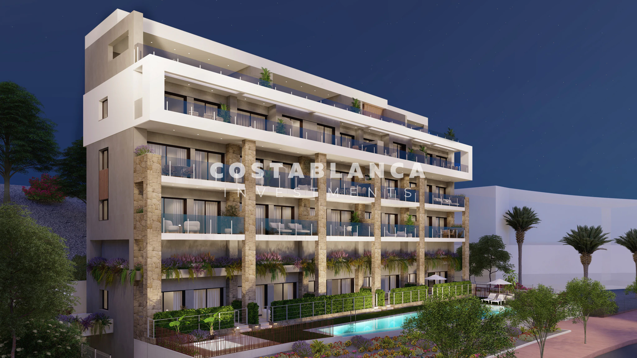 New Build Modern Apartment for Sale in Villajoyosa