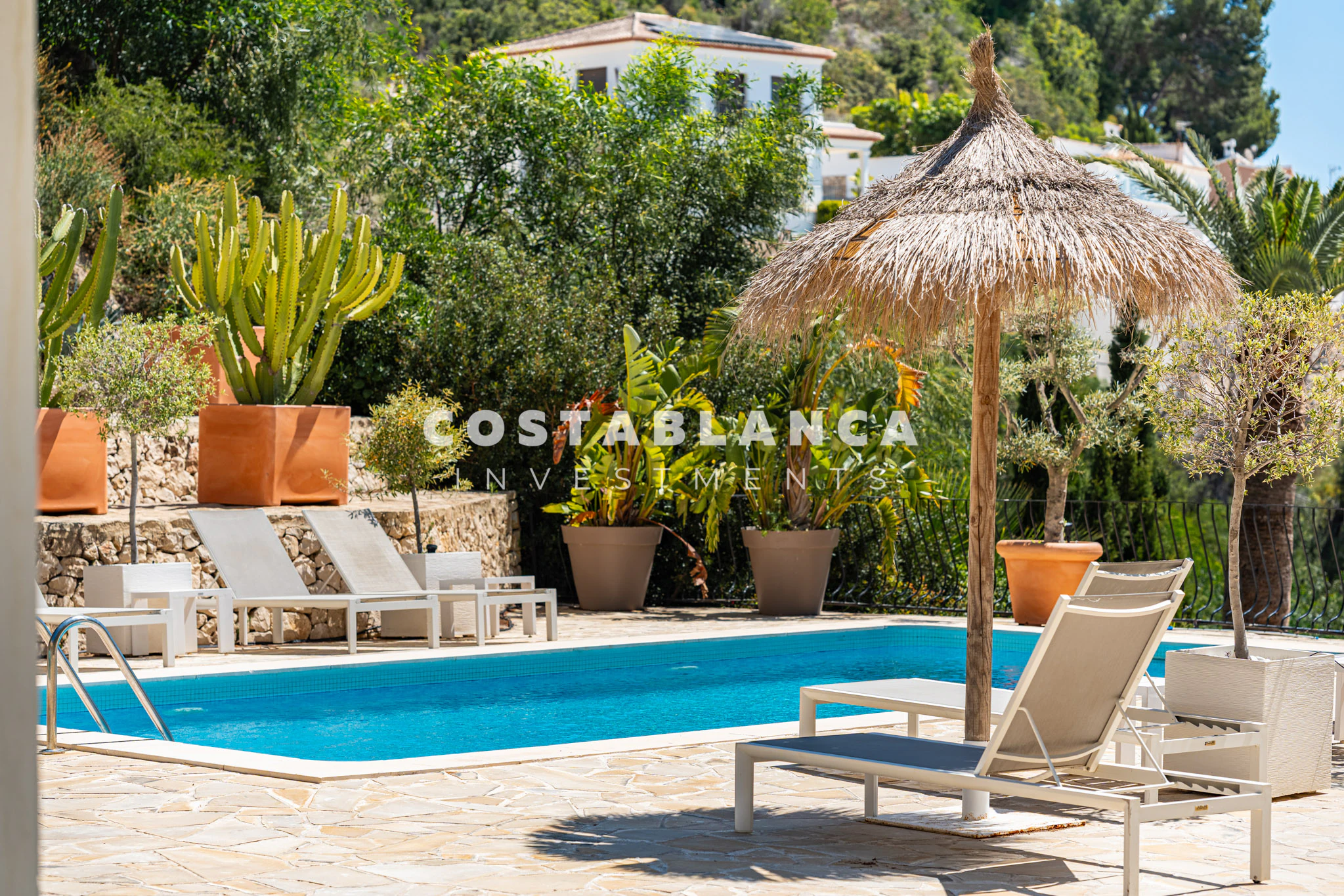 Modern Moraira Villa with Open Sea Views and Double Plot