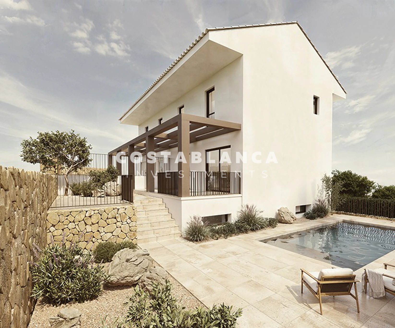 Modern Mediterranean villa for sale in La Nucia