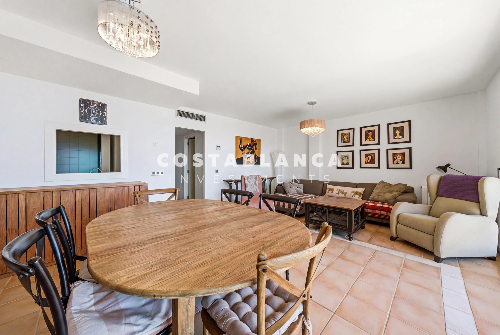 First-line duplex with panoramic sea views for sale in Mascarat