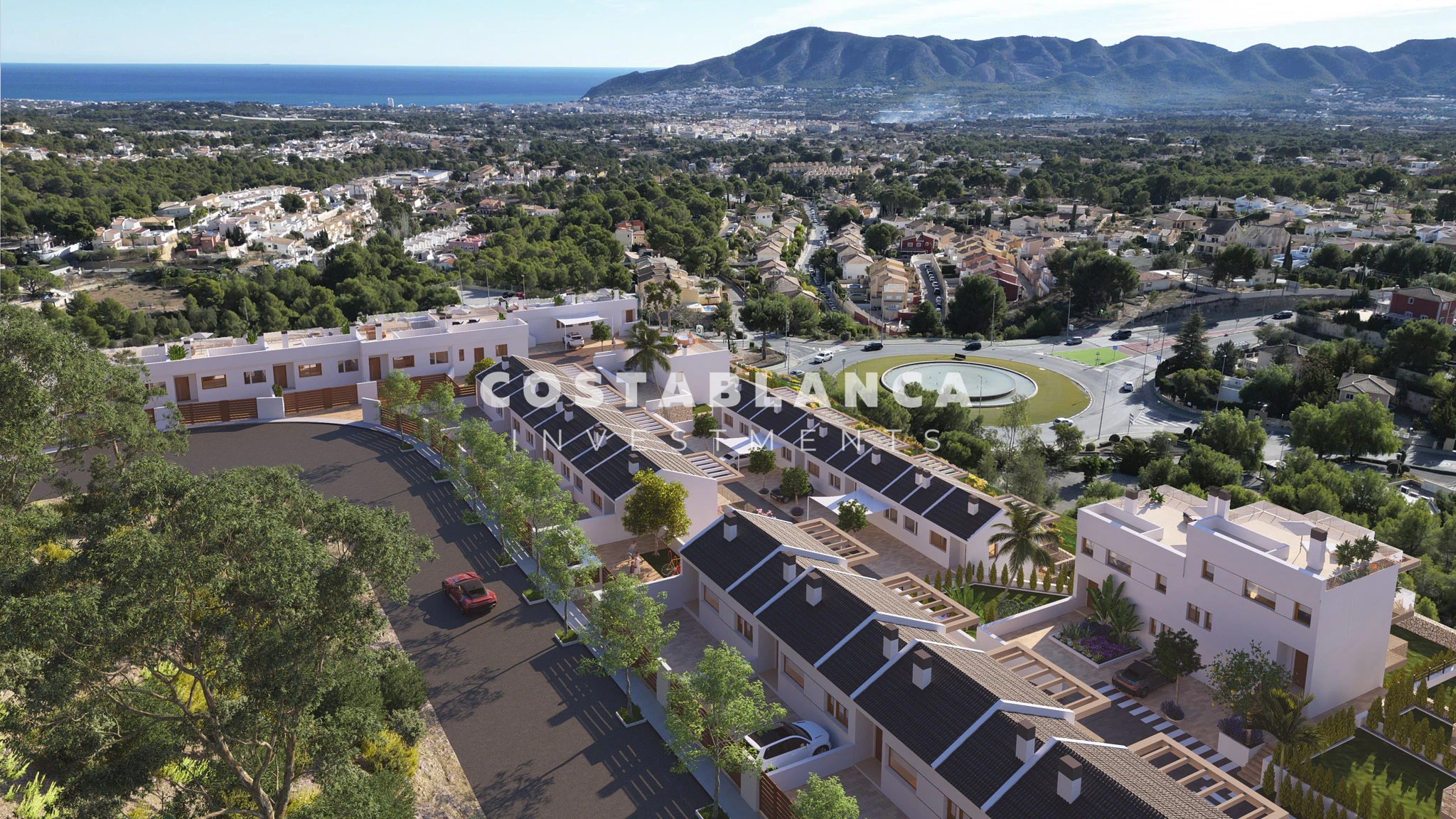 New build villas for sale in La Nucia