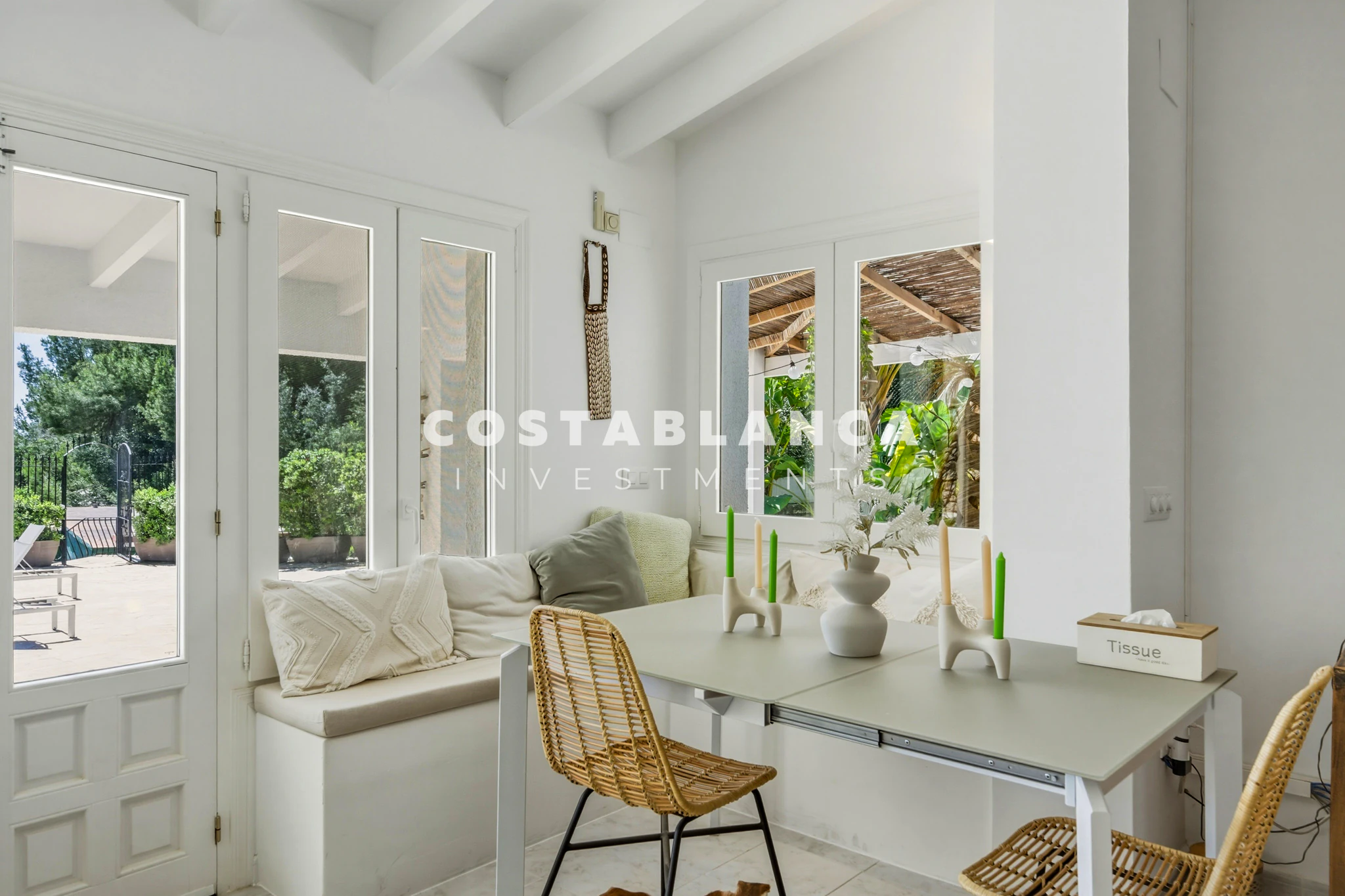 Modern Moraira Villa with Open Sea Views and Double Plot