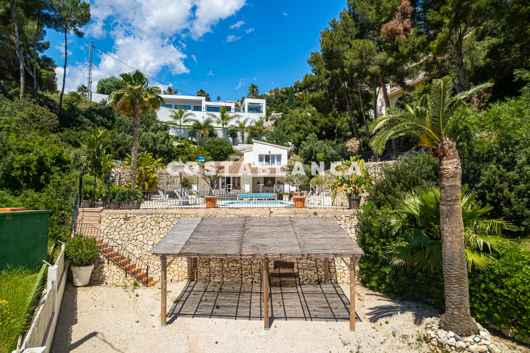 Modern Moraira Villa with Open Sea Views and Double Plot