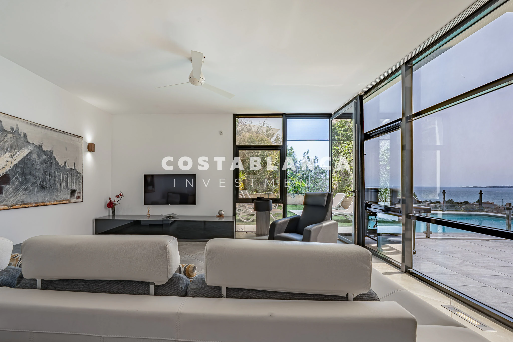 Modern Sea View Villa with Heated Pool and Panoramic Views for sale in Campello