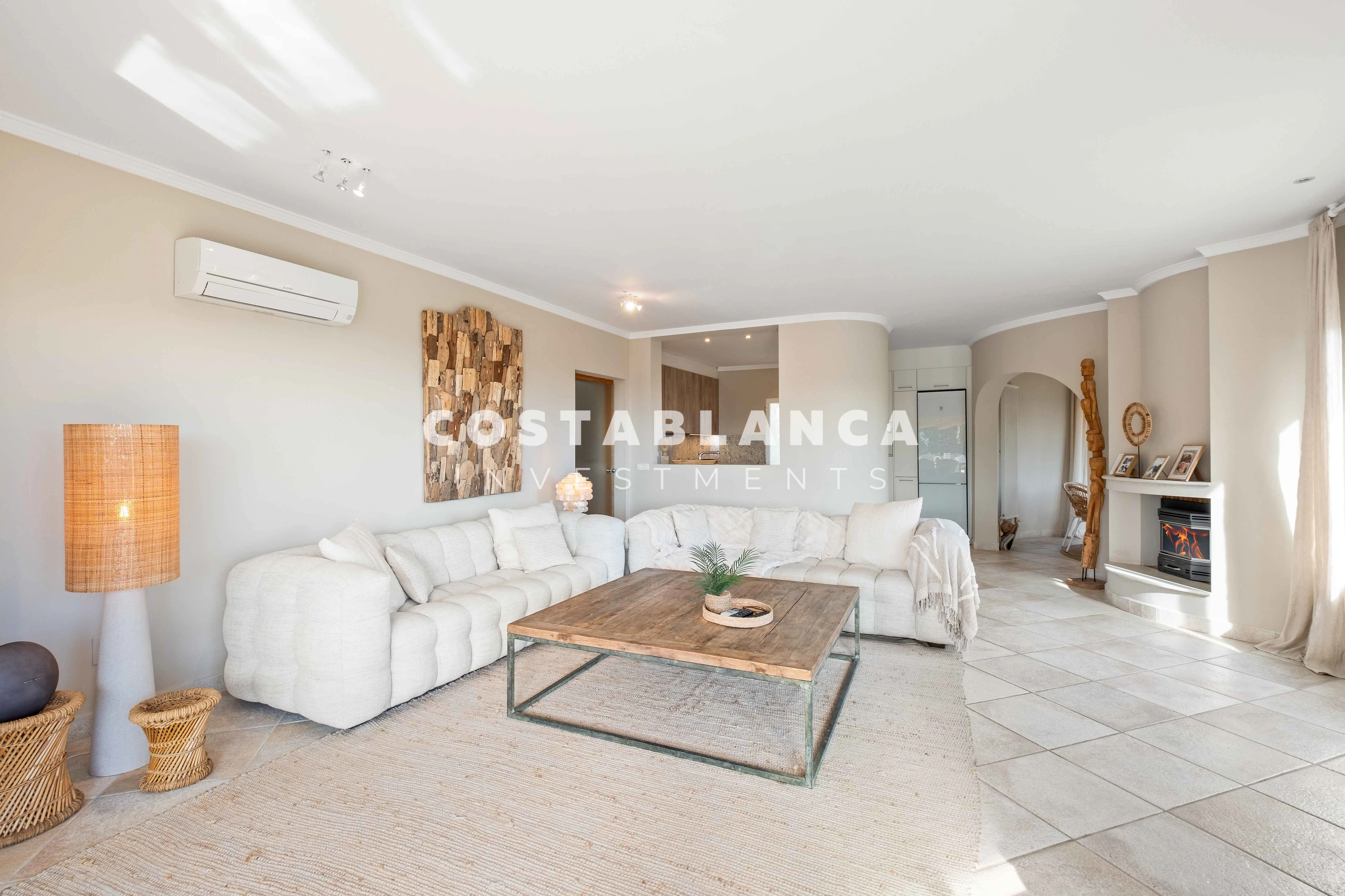 Ibiza Style Villa with Panoramic Views over Altea Bay and the Mediterranean Sea