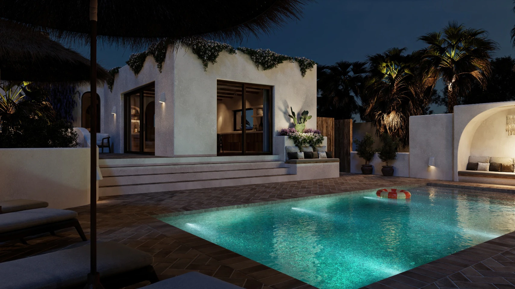 Villa de lujo al estilo de Ibiza con vistas al mar en Moraira – finalización a principios de 2026