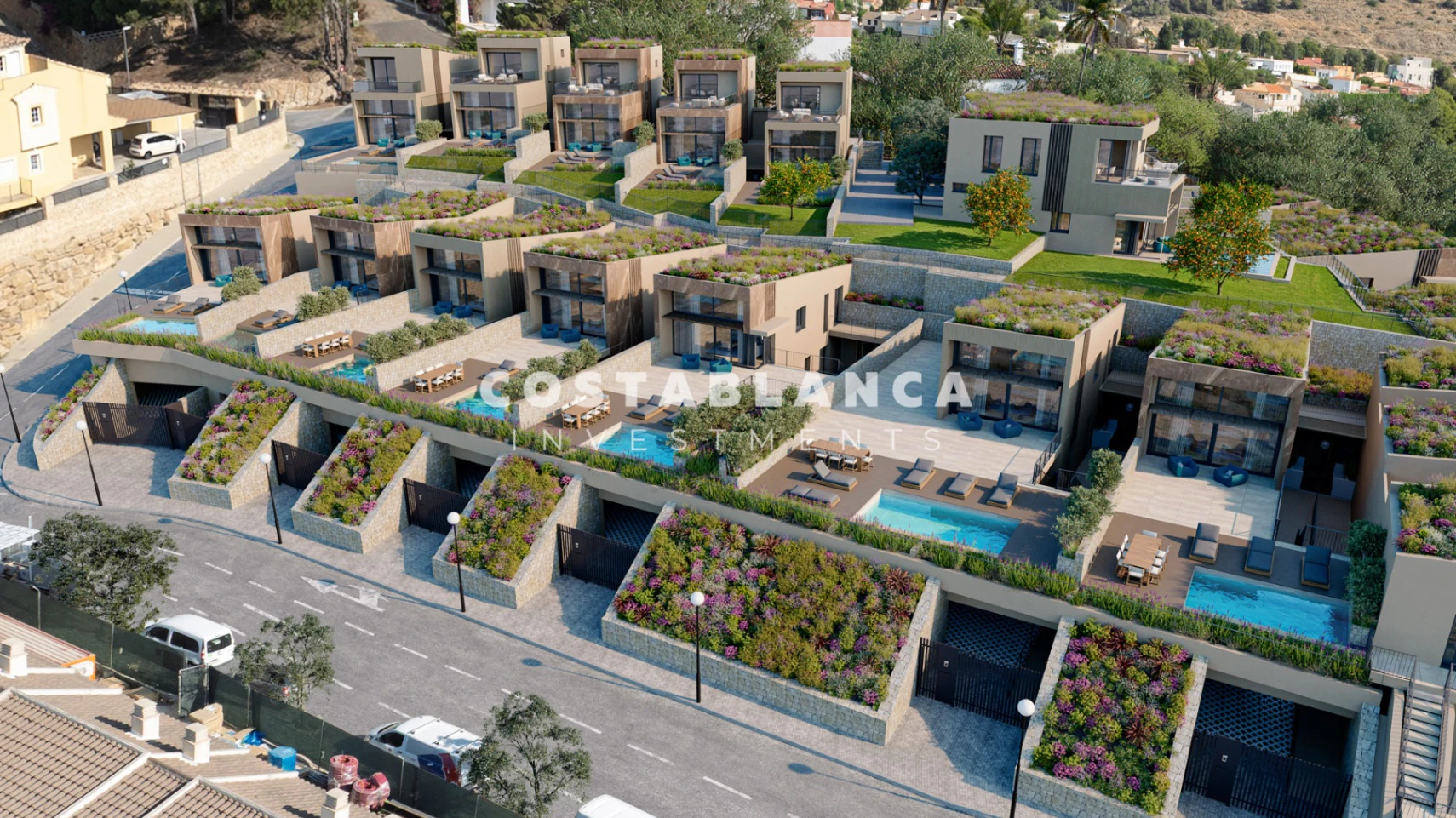 Villas de Nueva Construcción con Vistas al Mar en La Nucía