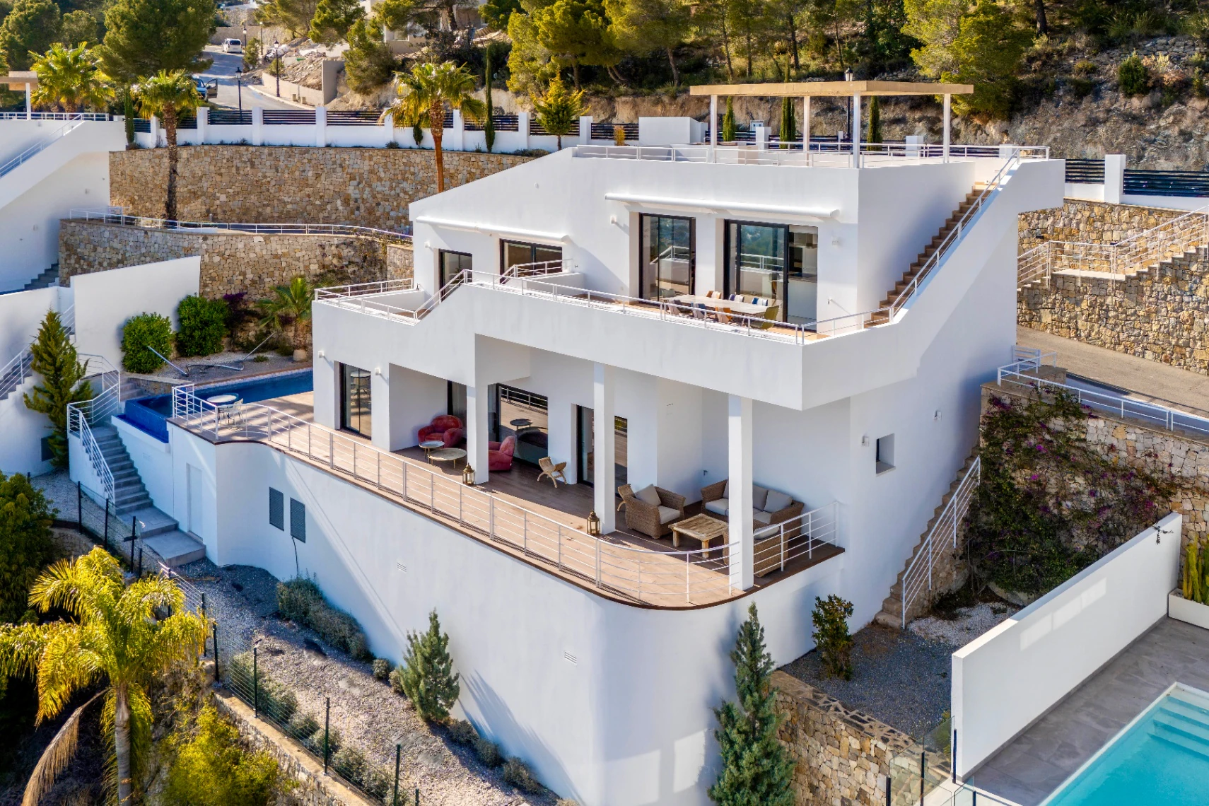 Villa moderne à vendre à Altea avec piscine à débordement