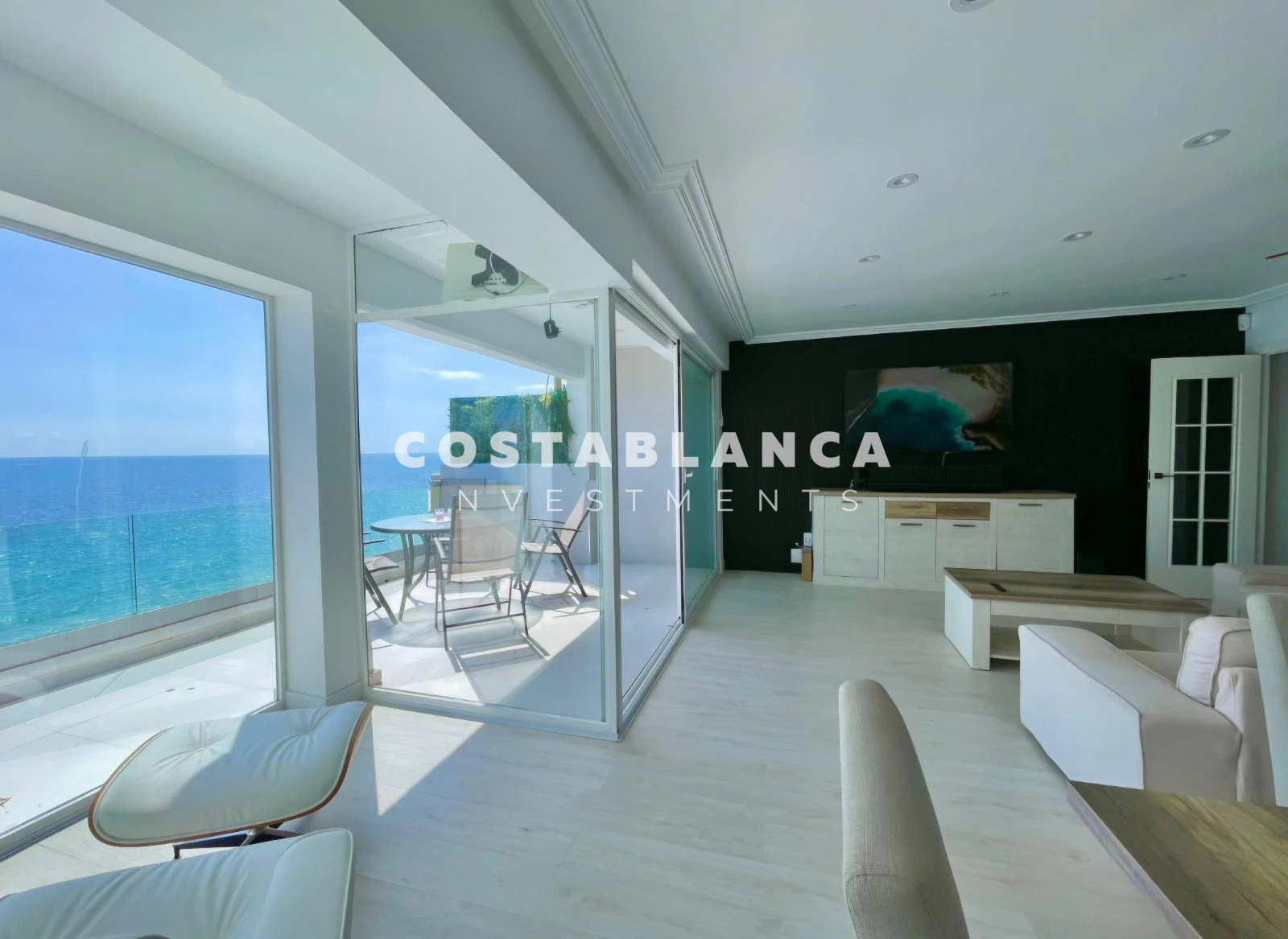 Penthouse in erster Linie mit Panoramablick auf das Meer zu verkaufen in Benidorm