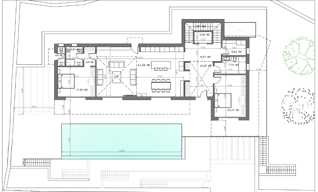 Moderne Villa mit Panoramablick auf das Meer zum Verkauf in Finestrat